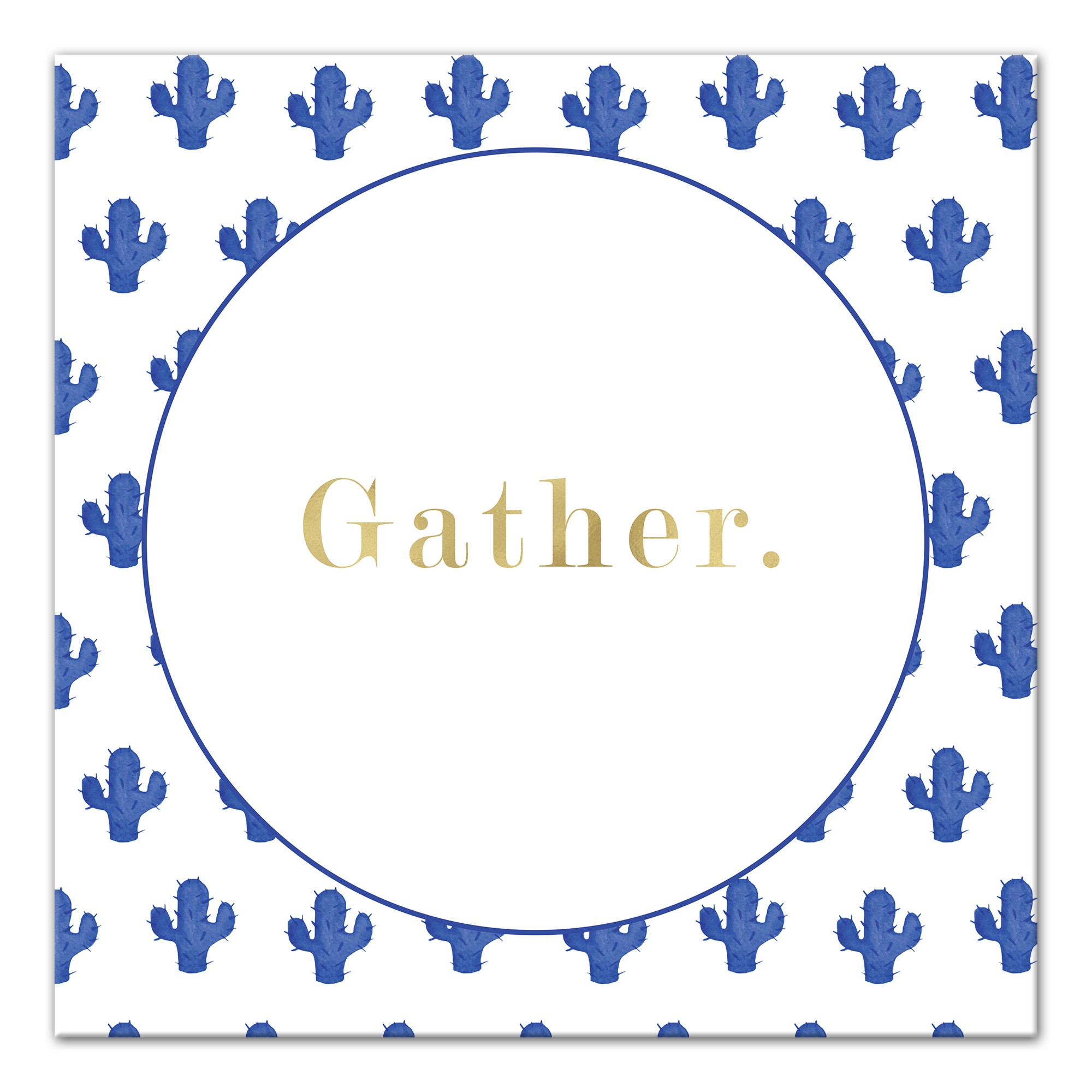 Gather Cactus 16x16 Canvas Wall Art