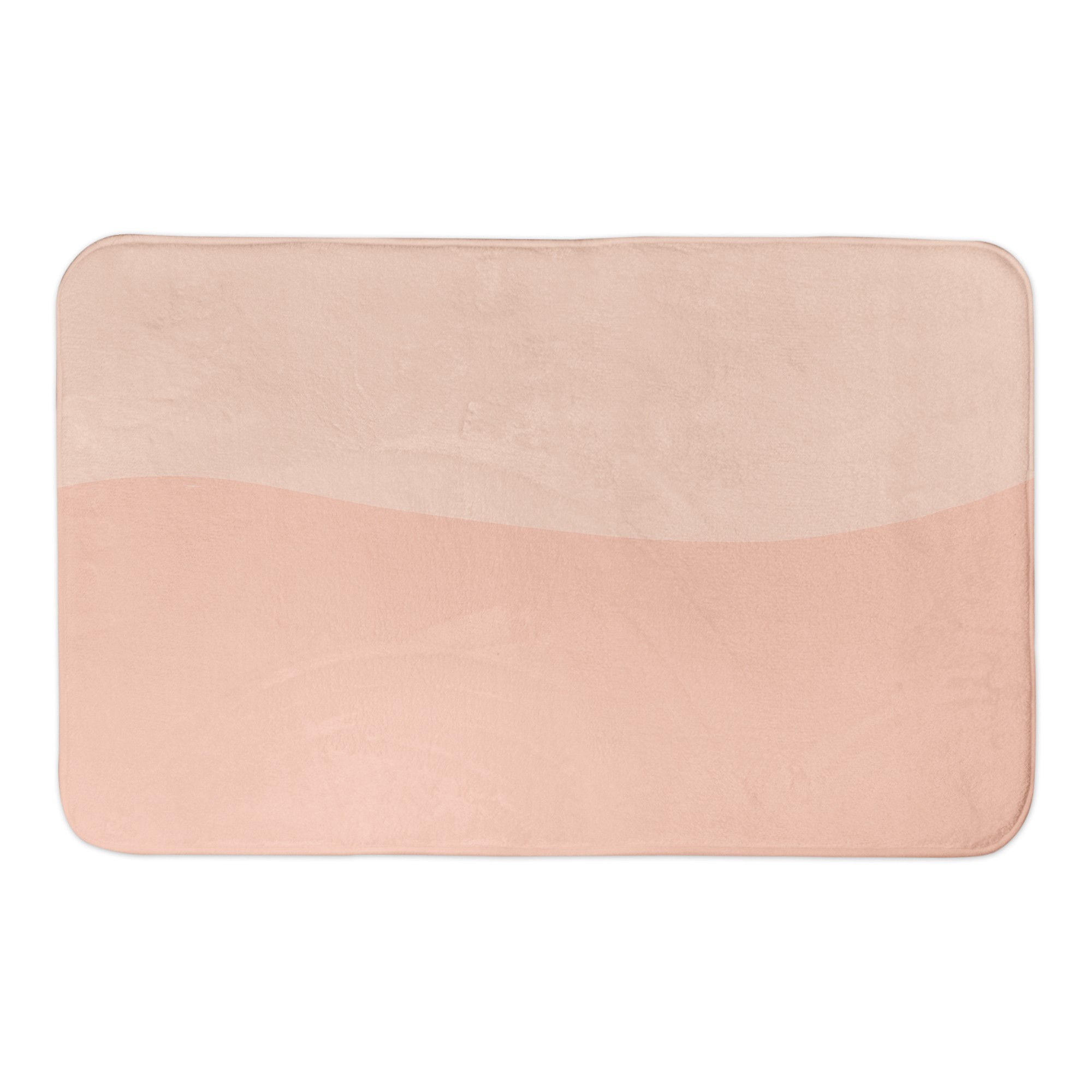 Blush Watercolor 34x21 Bath Mat