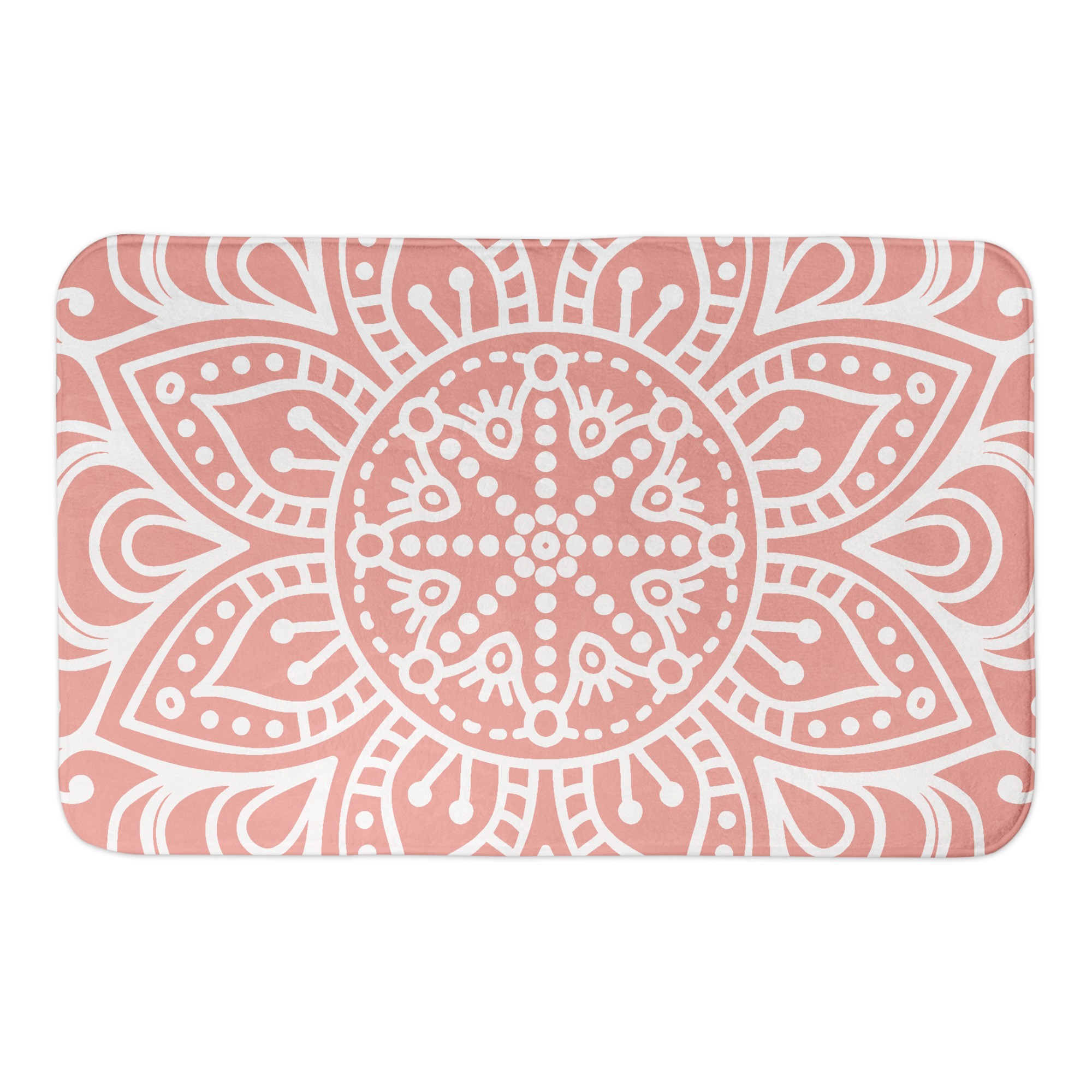Blush Mandala 34x21 Bath Mat