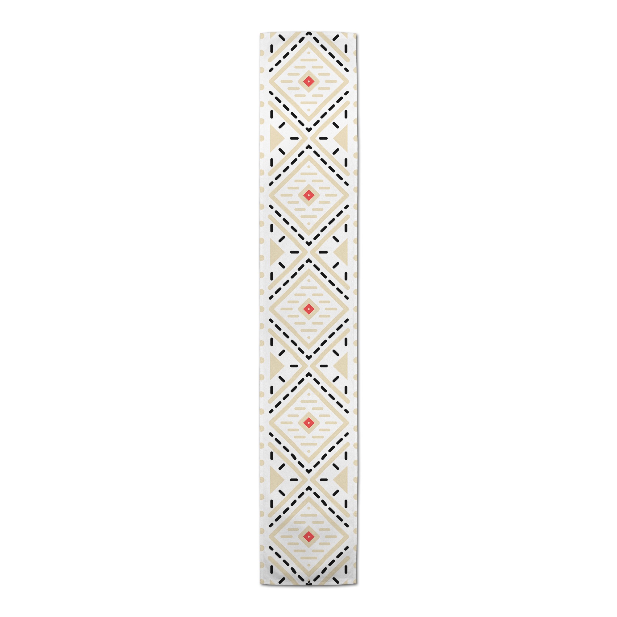 Tan Tribal Pattern Runner