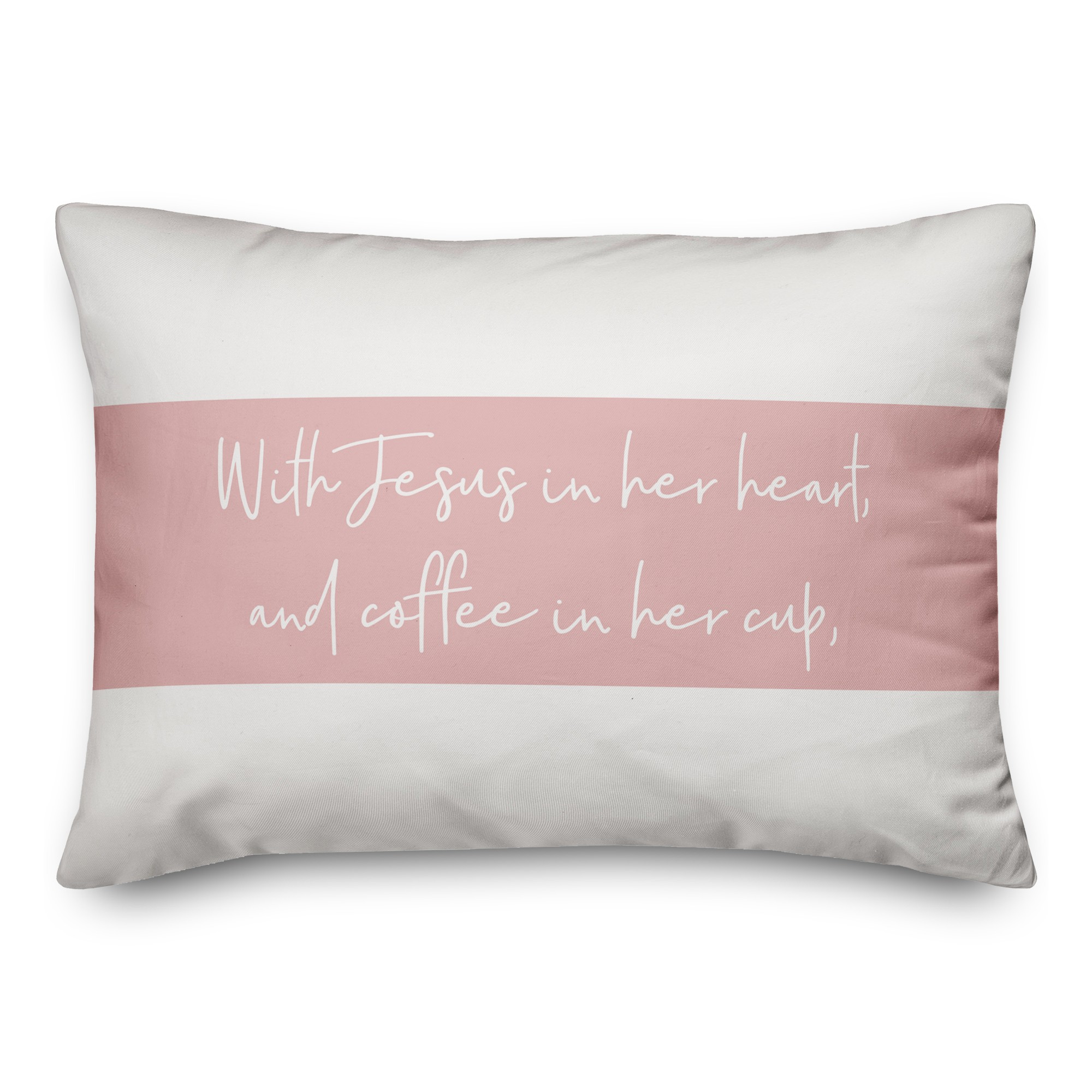 Blessings Come Down 14x20 Spun Poly Pillow