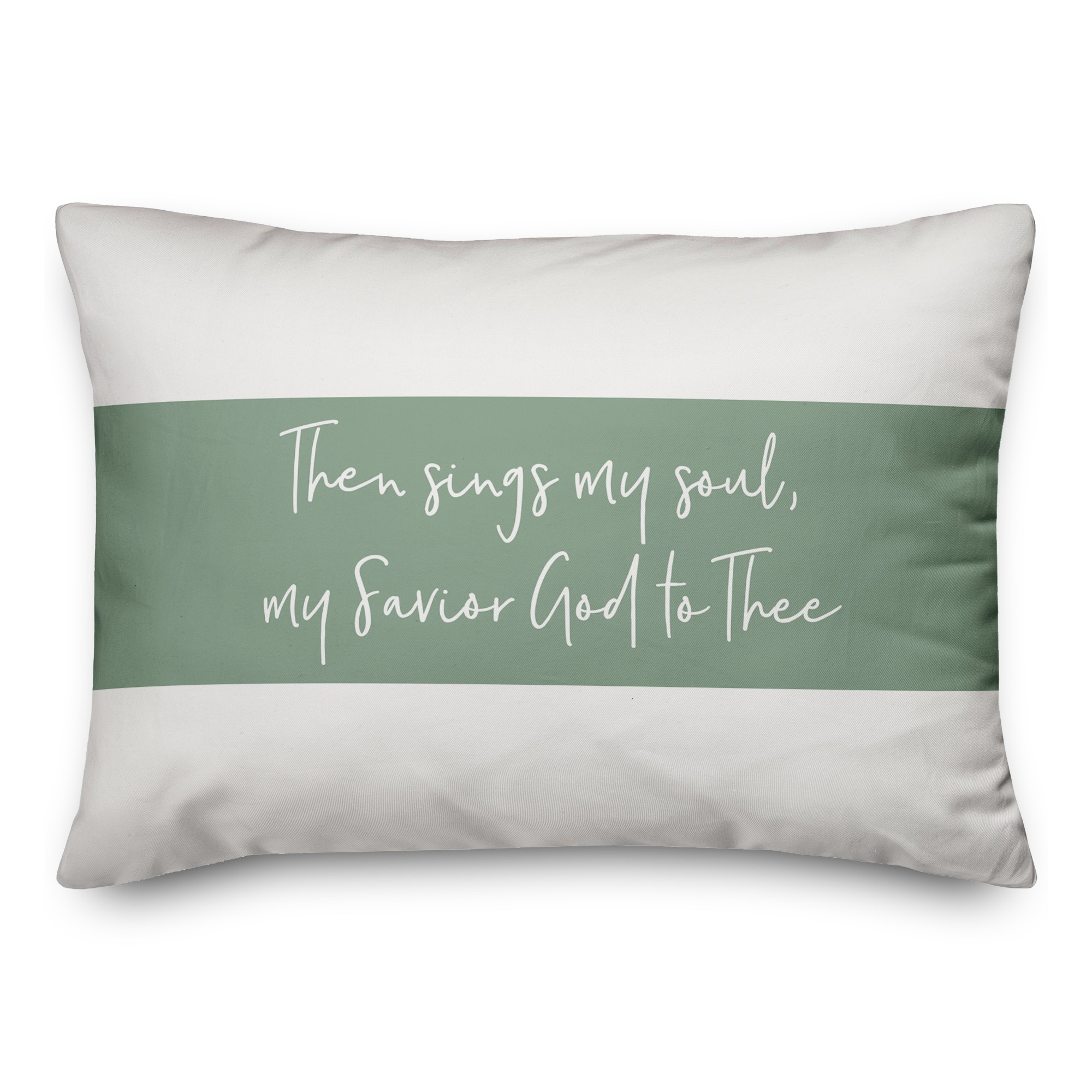 Then Sings My Soul 14x20 Spun Poly Pillow