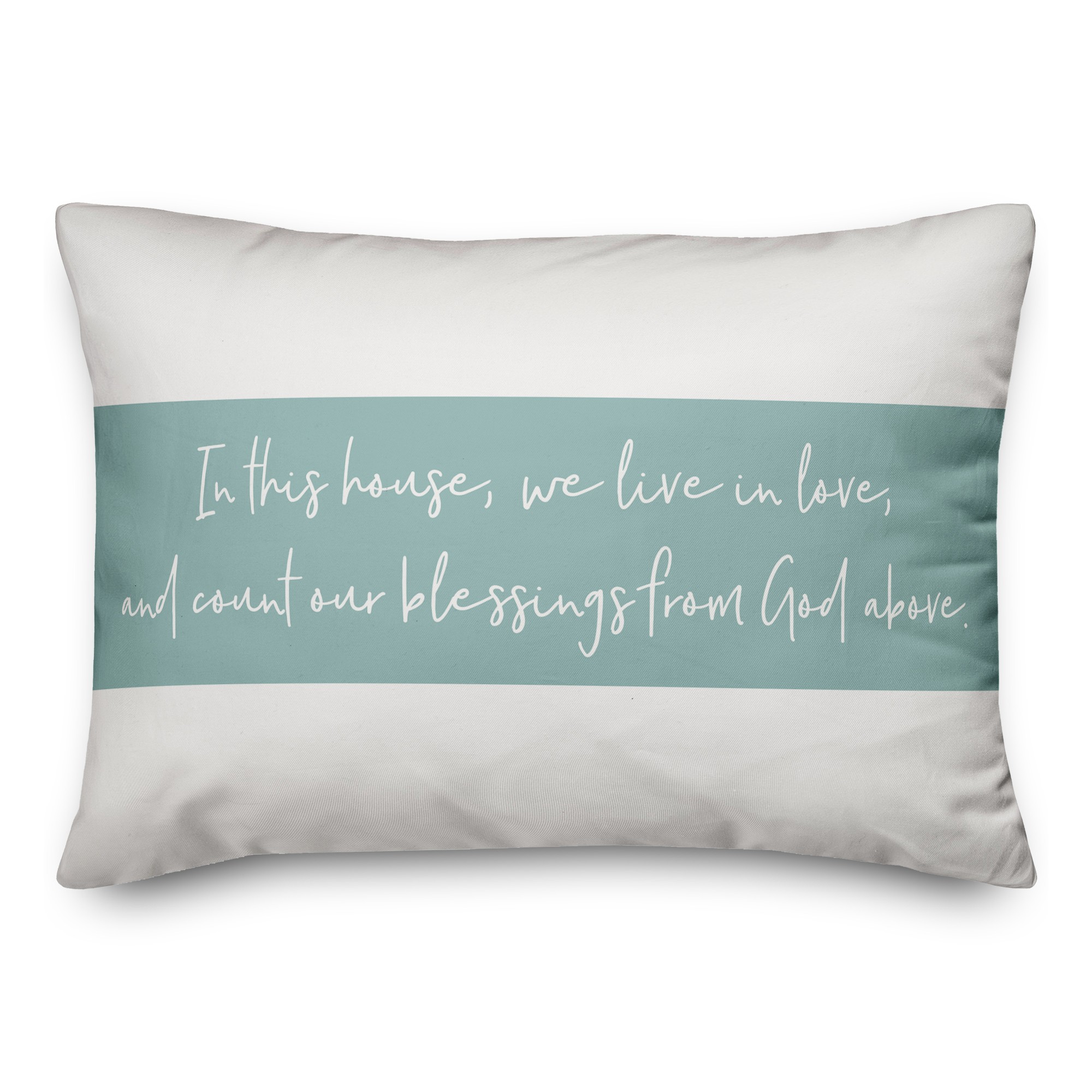 Live in Love 14x20 Spun Poly Pillow