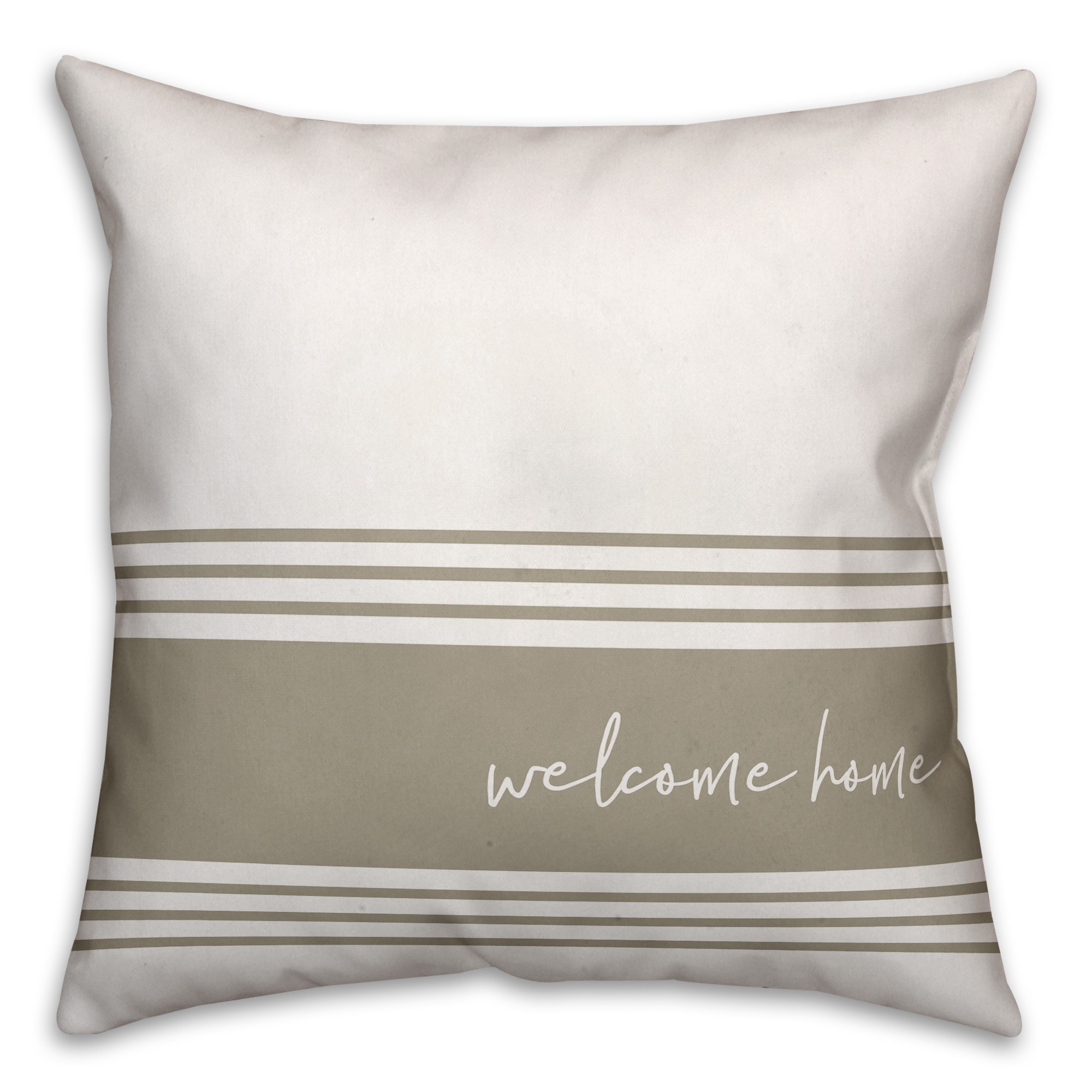 Welcome Home 18x18 Spun Poly Pillow