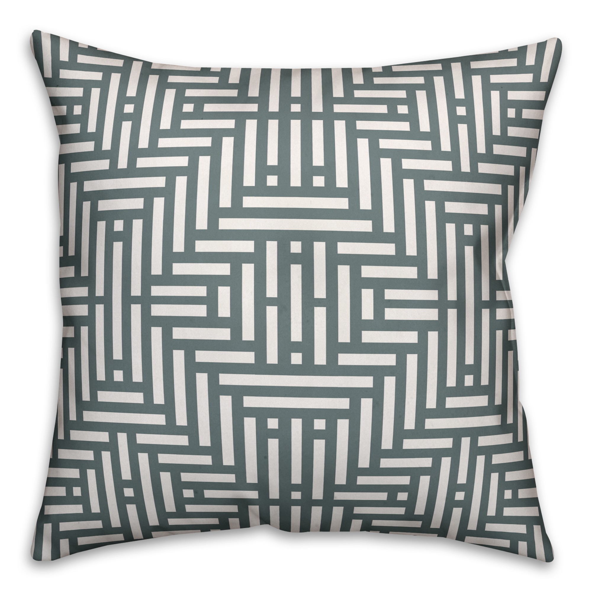 Aztec Line Pattern 26x26 Spun Poly Pillow