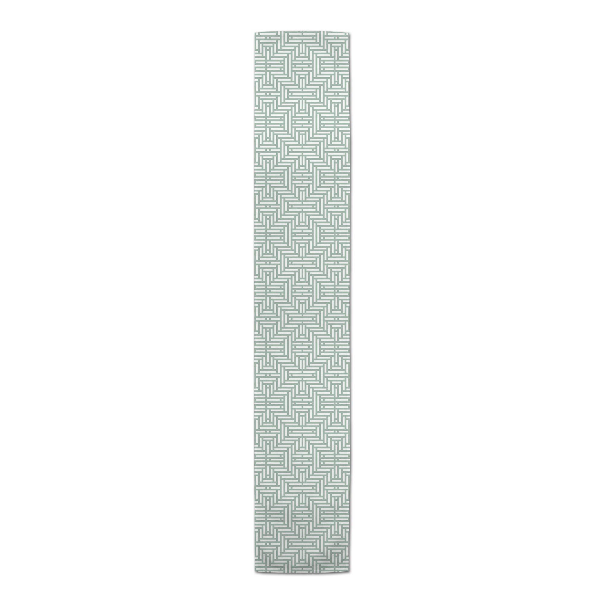 Aztec Line Pattern 16x90 Cotton Twill Runner