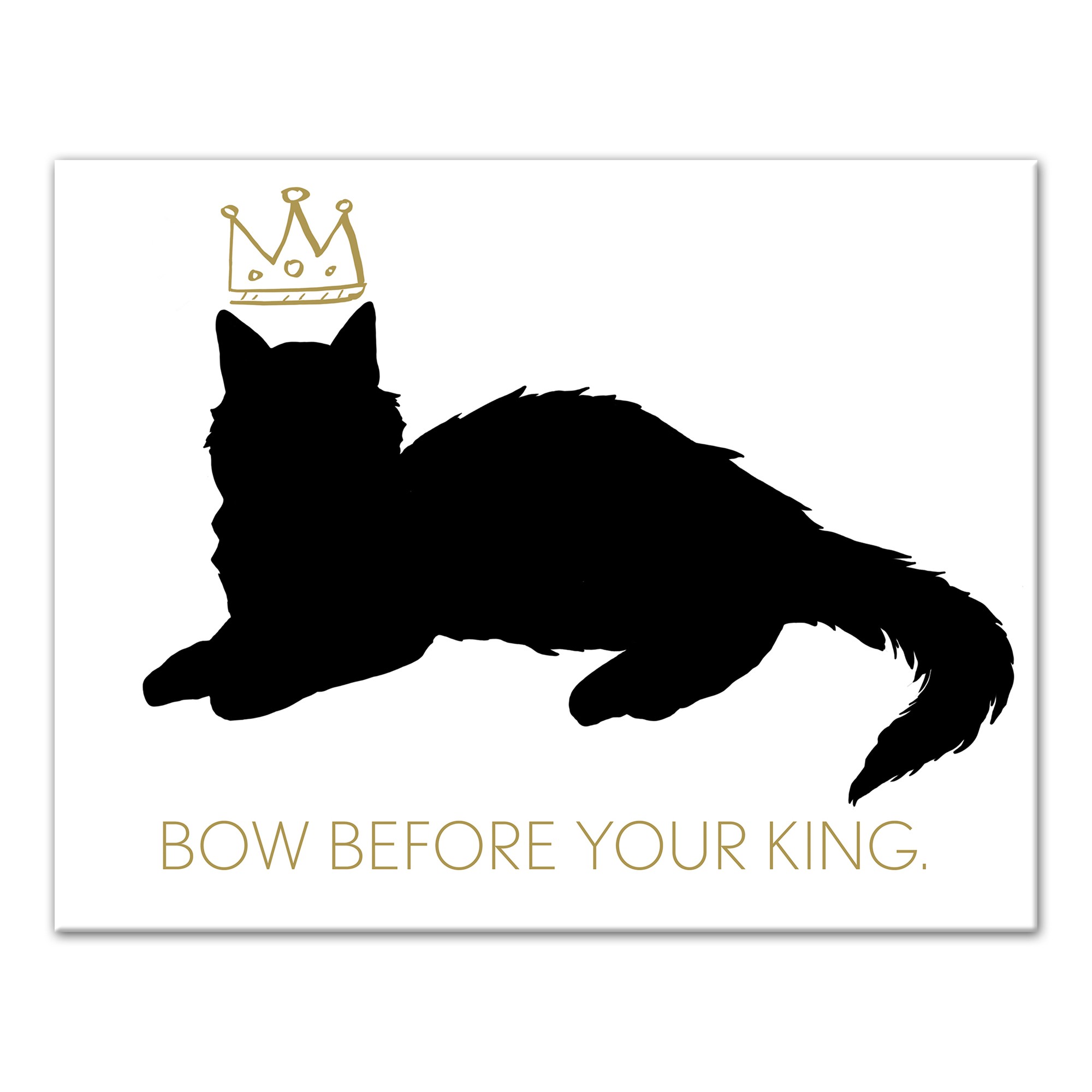 Bow Before Your King 11x14 Canvas Wall Art