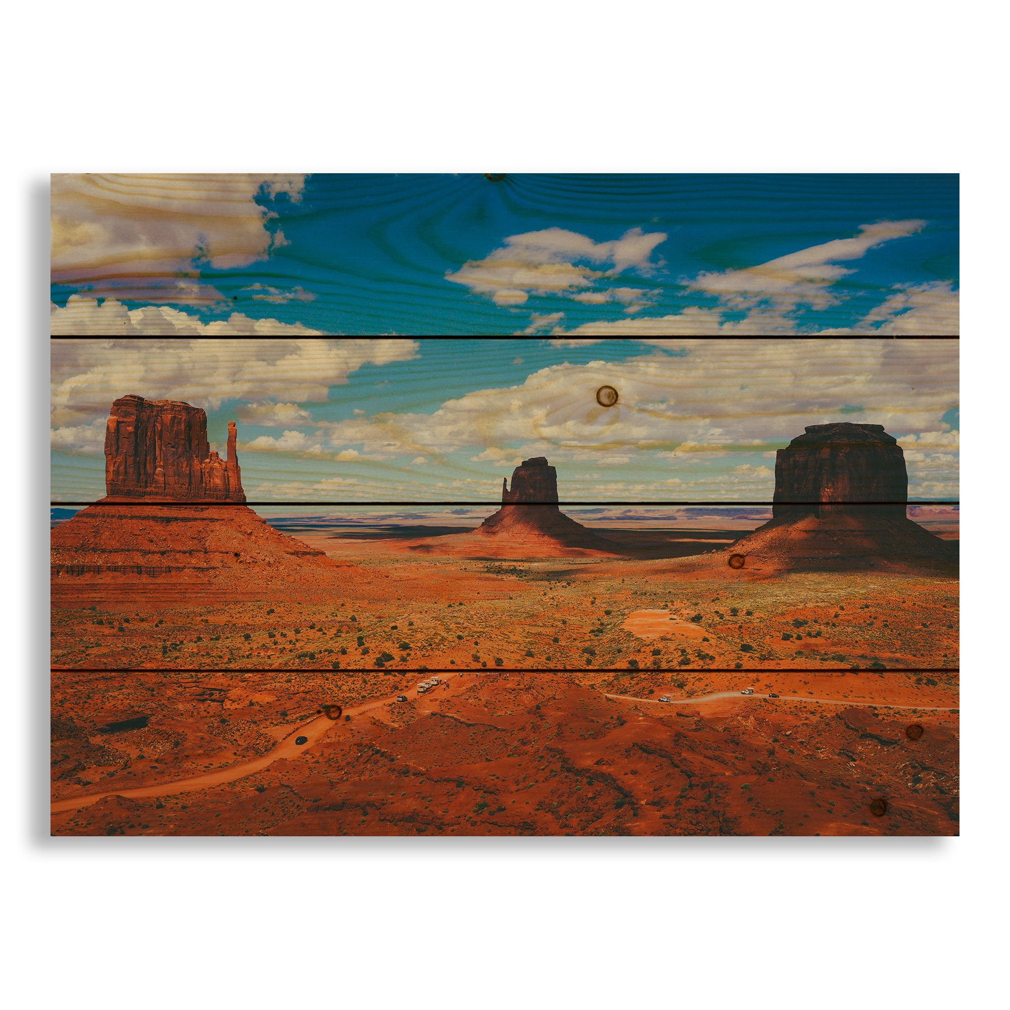Red Rock Canyon 20x14 Pallet Wood Art