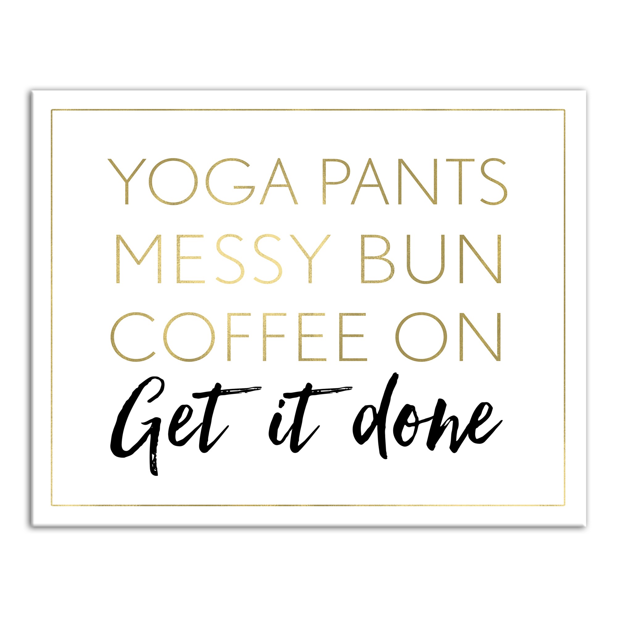 Get it Done 11x14 Canvas Wall Art