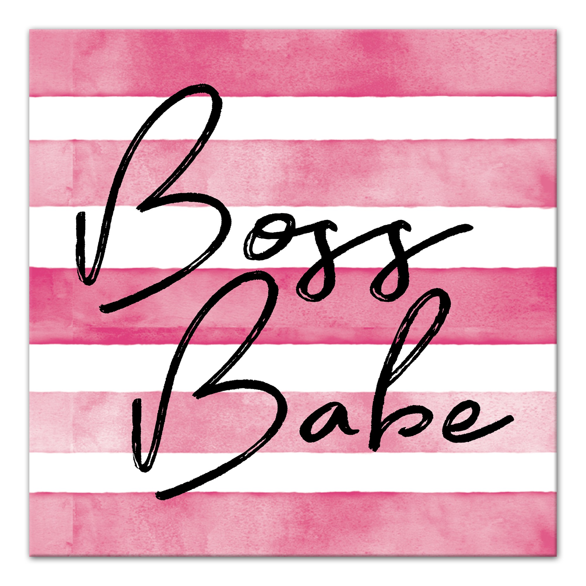 Boss Babe 16x16 Canvas Wall Art