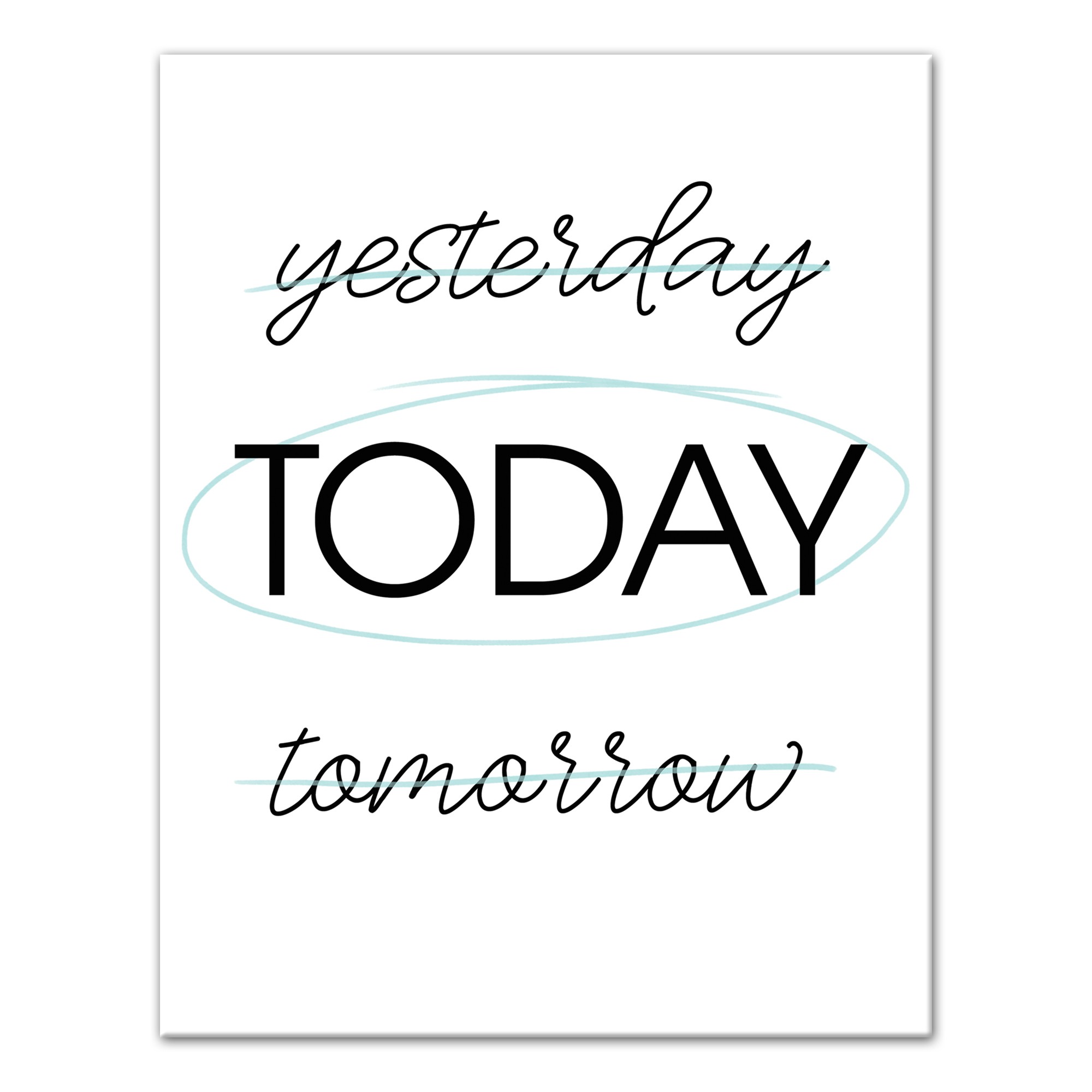 Don't Procrastinate 11x14 Canvas Wall Art