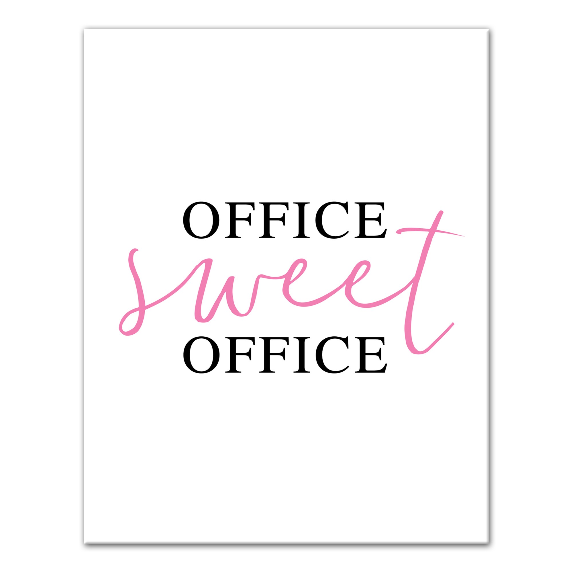 Office Sweet Office 11x14 Canvas Wall Art