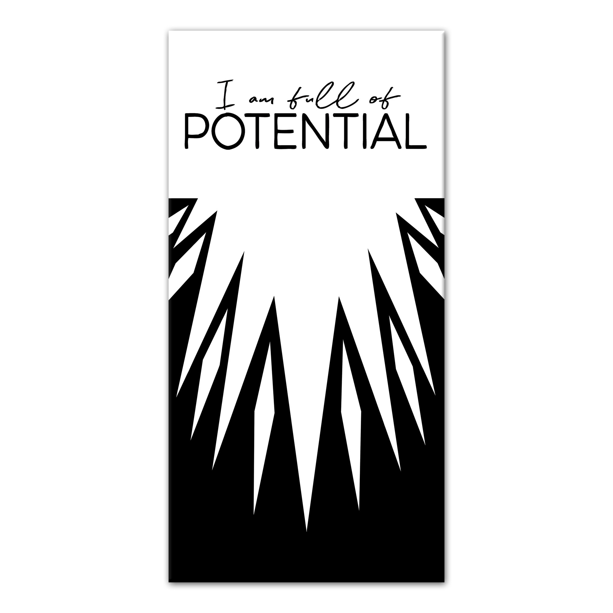 I Am Full of Potential 10x20 Canvas Wall Art