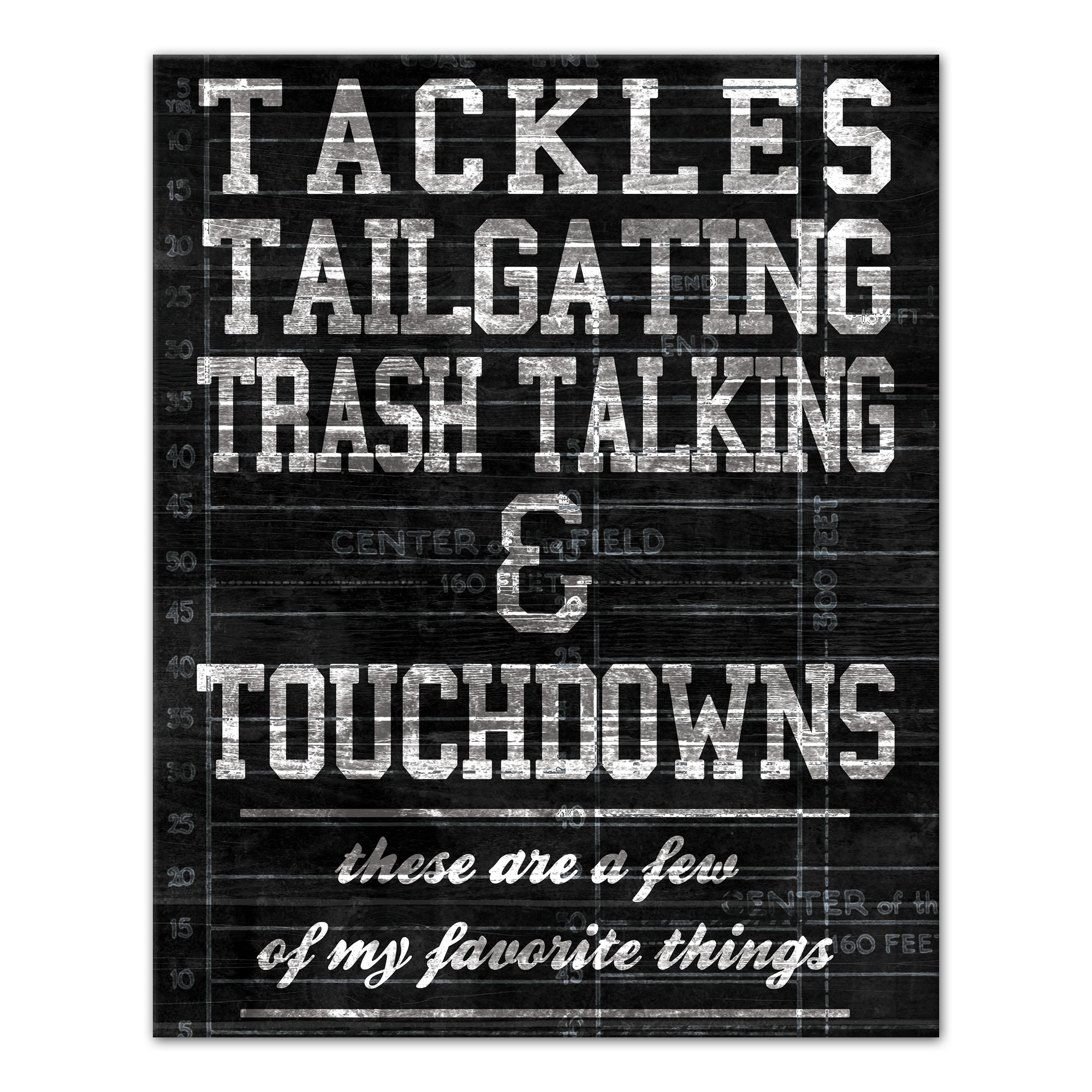 Men's Favorite Things 16x20 Canvas Wall Art