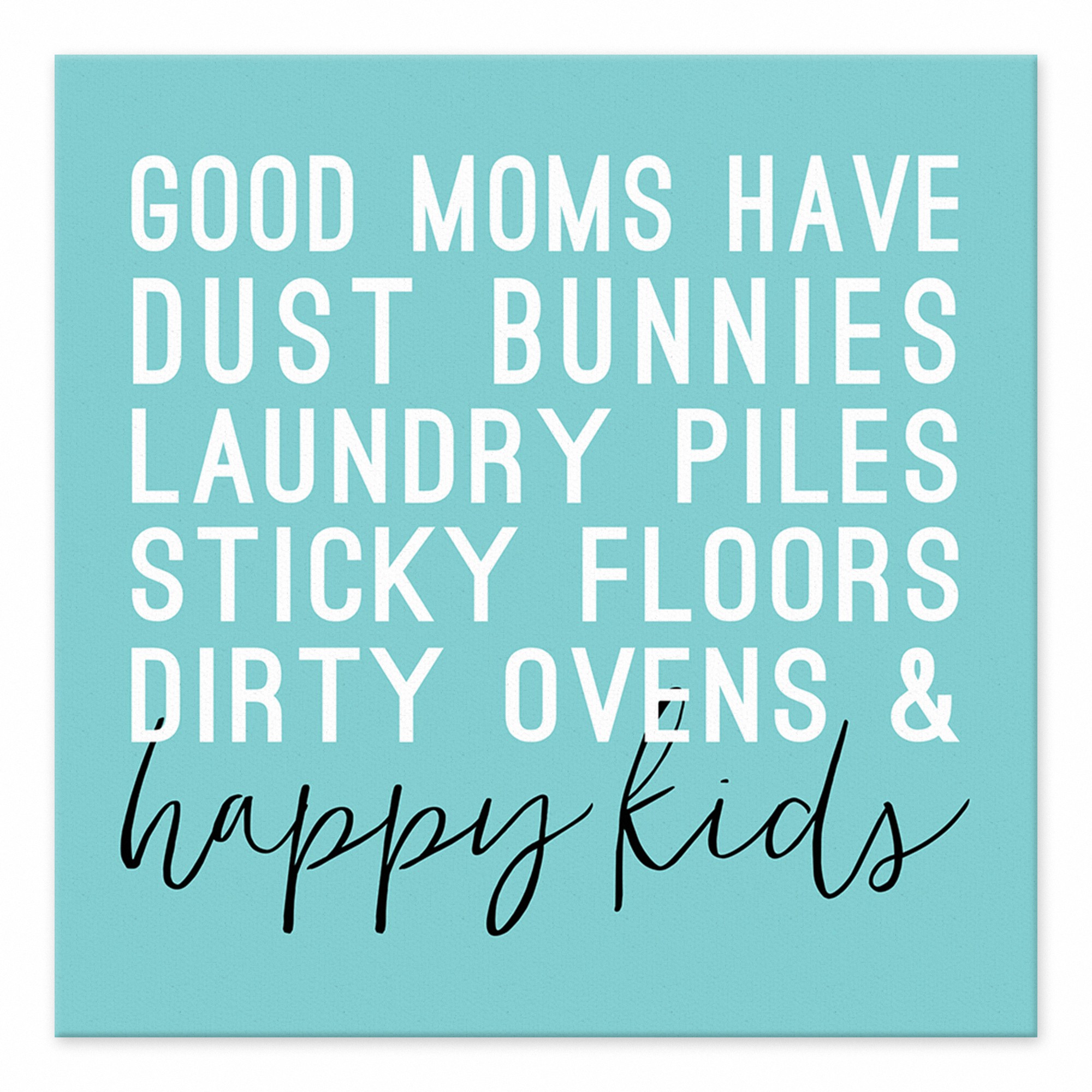 Good Moms Checklist 6x6 Tabletop Canvas