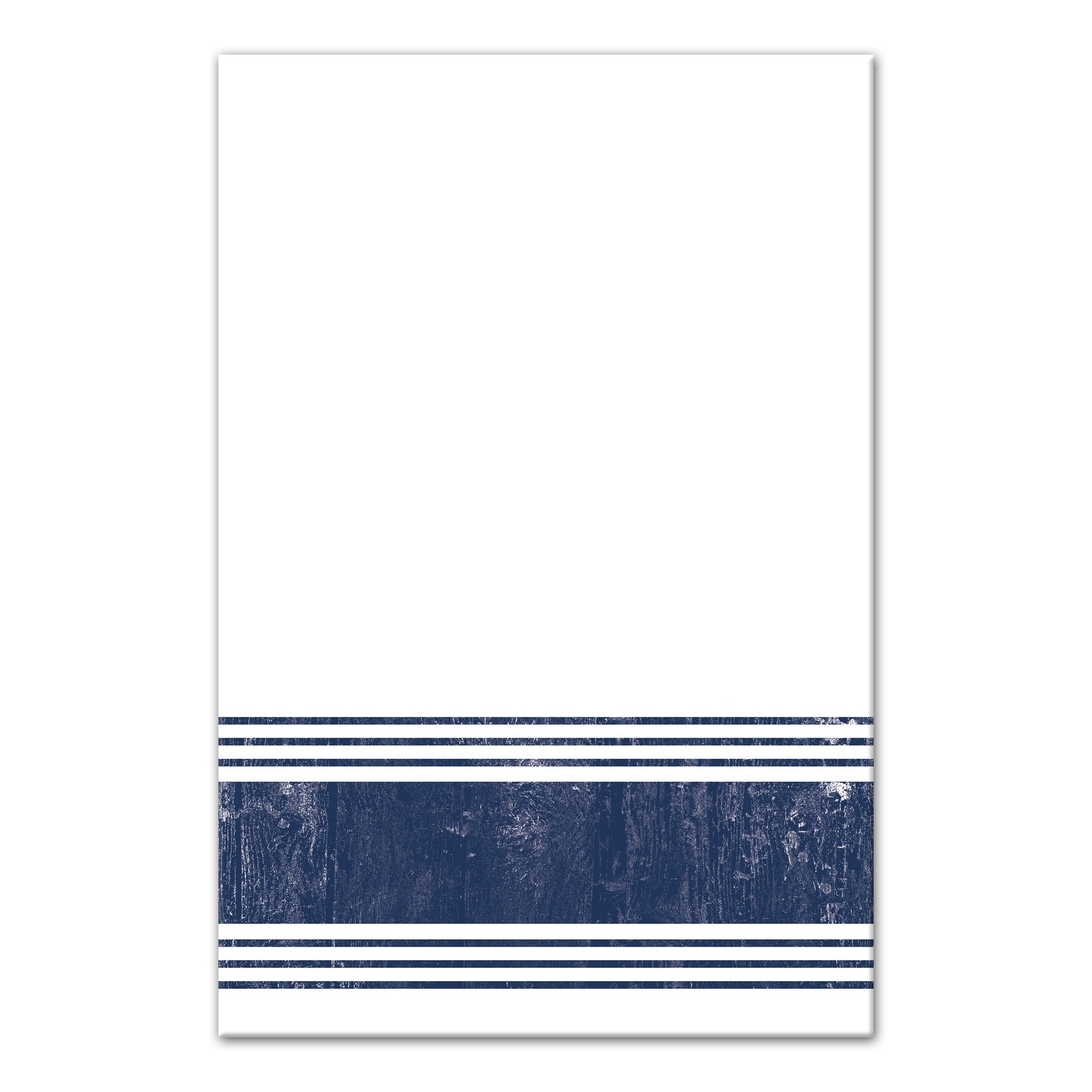 Distressed Navy Stripes 20x30 Canvas Wall Art
