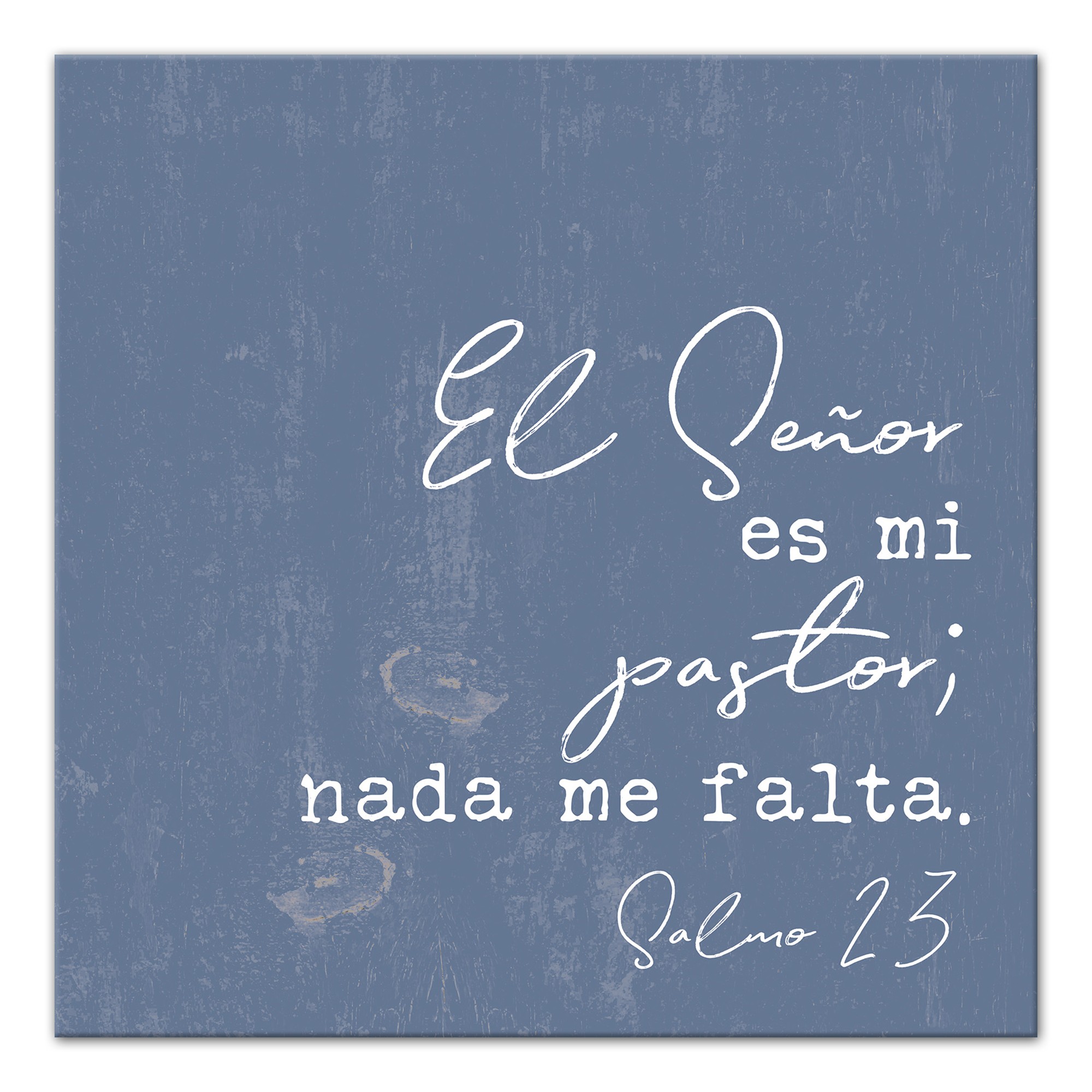 El Senor Es Mi Pastor 12x12 Canvas Wall Art