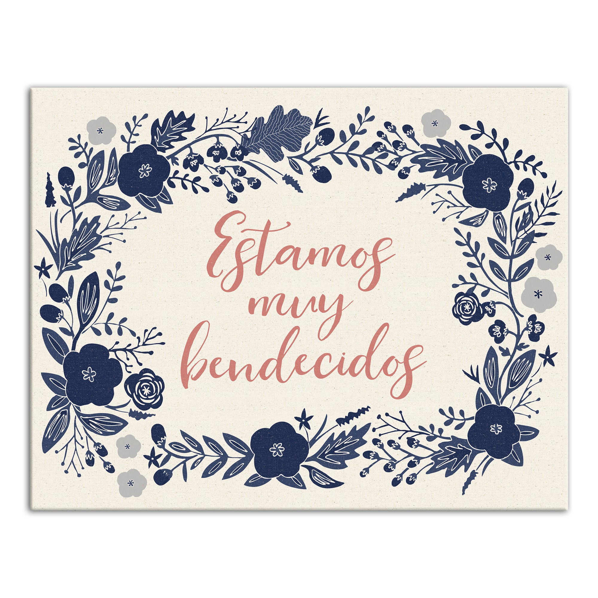 Estamos Muy Bendecidos 11x14 Canvas Wall Art