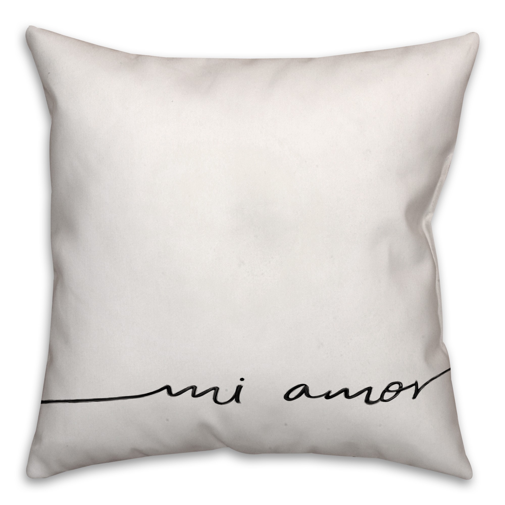 Mi Amor 18x18 Spun Poly Pillow