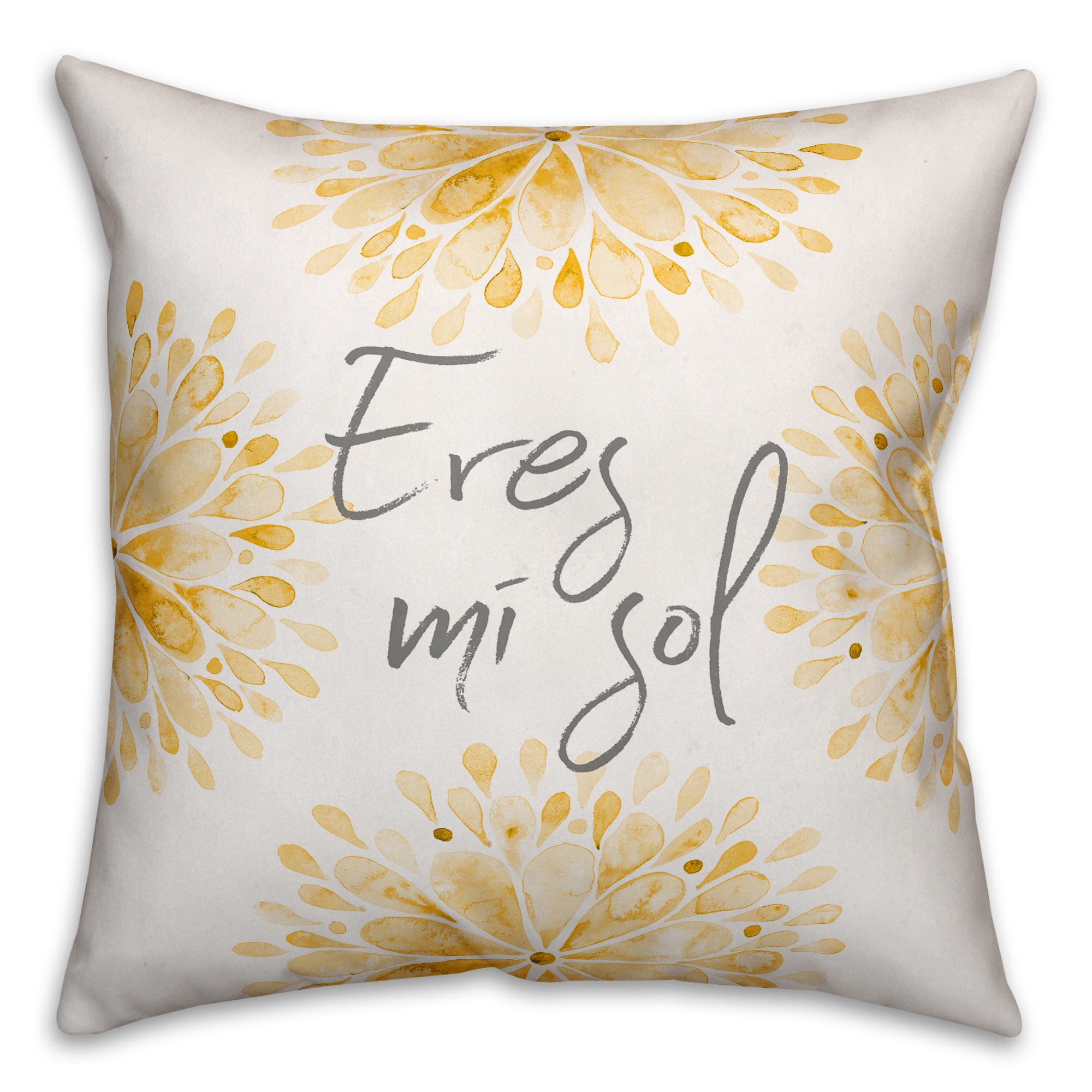 Eres Mi Sol 18x18 Spun Poly Pillow
