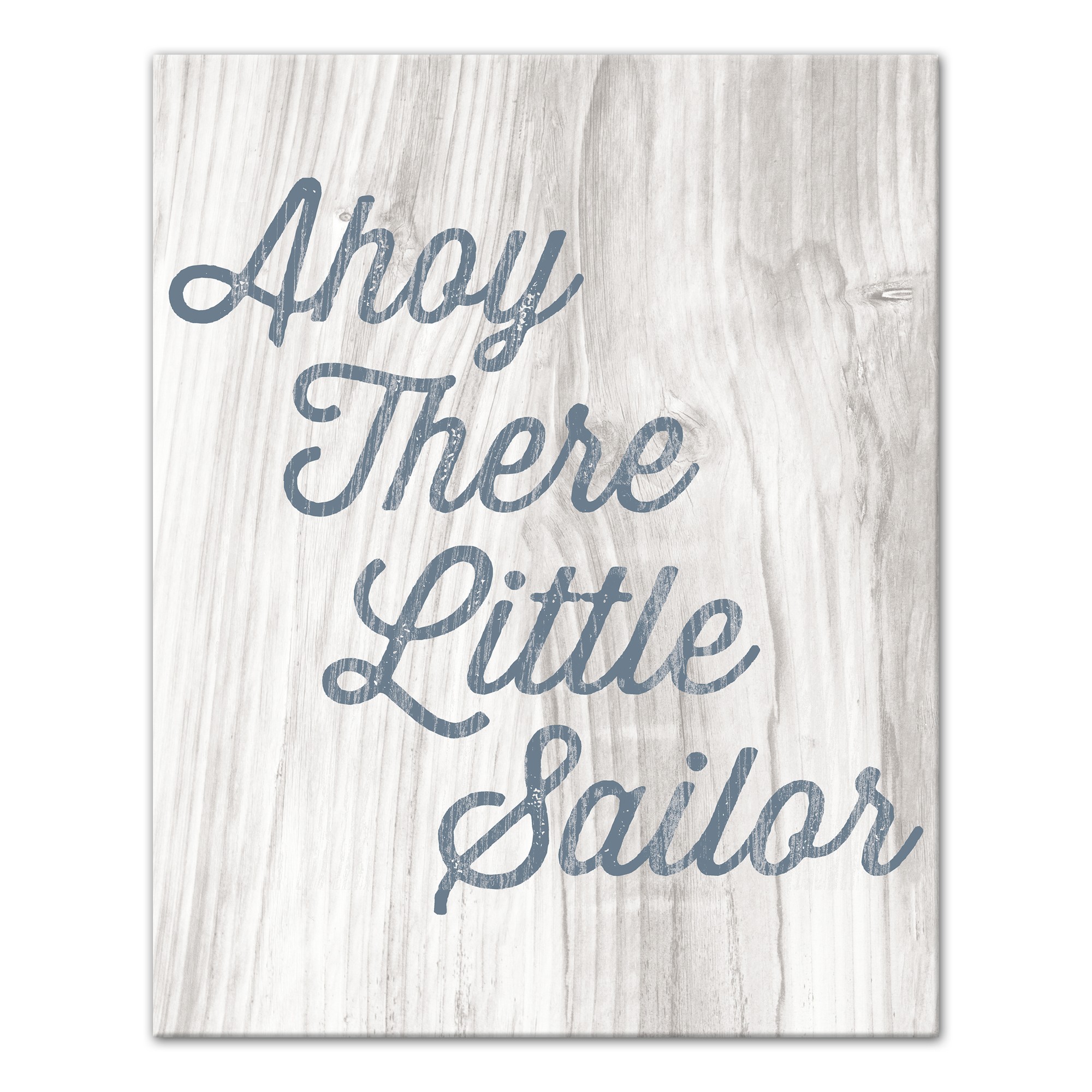 Ahoy There Little Sailor 16x20 Canvas Wall Art