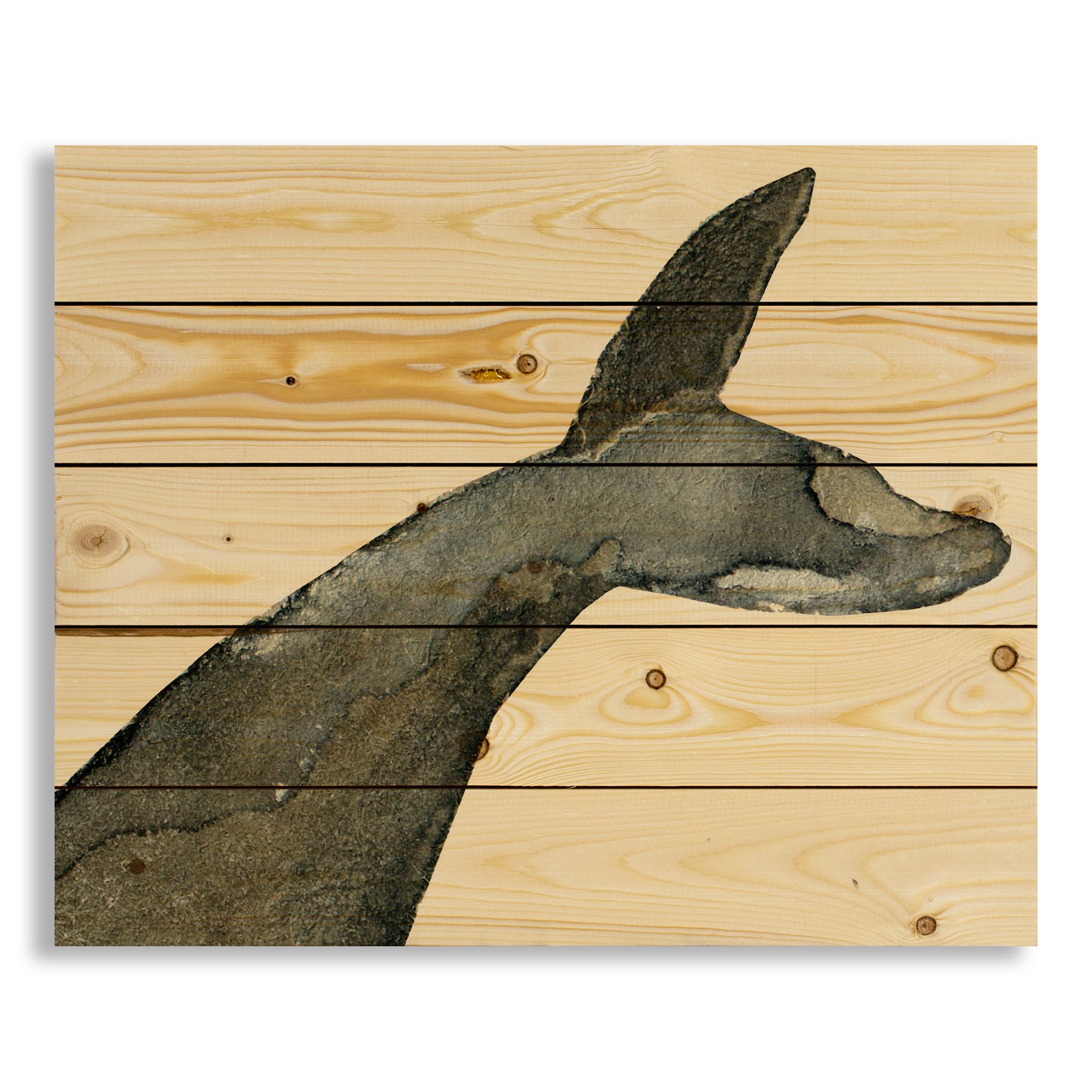 Watercolor Whale Tale 22x18 Pallet Wood Art