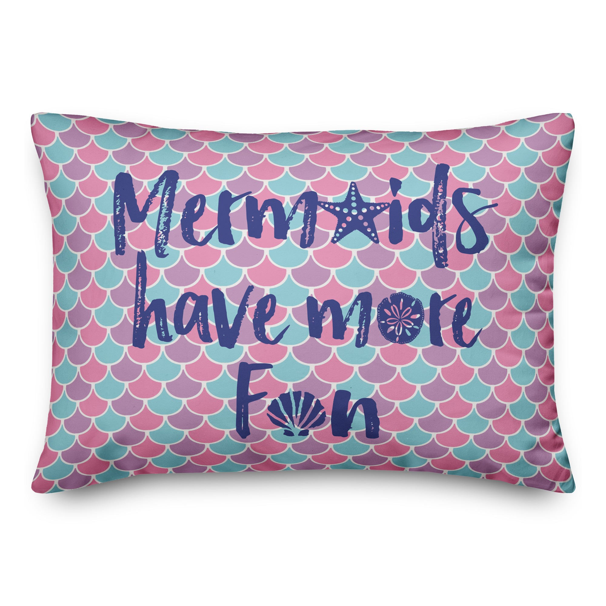 Mermaids Have More Fun 14x20 Spun Poly Pillow