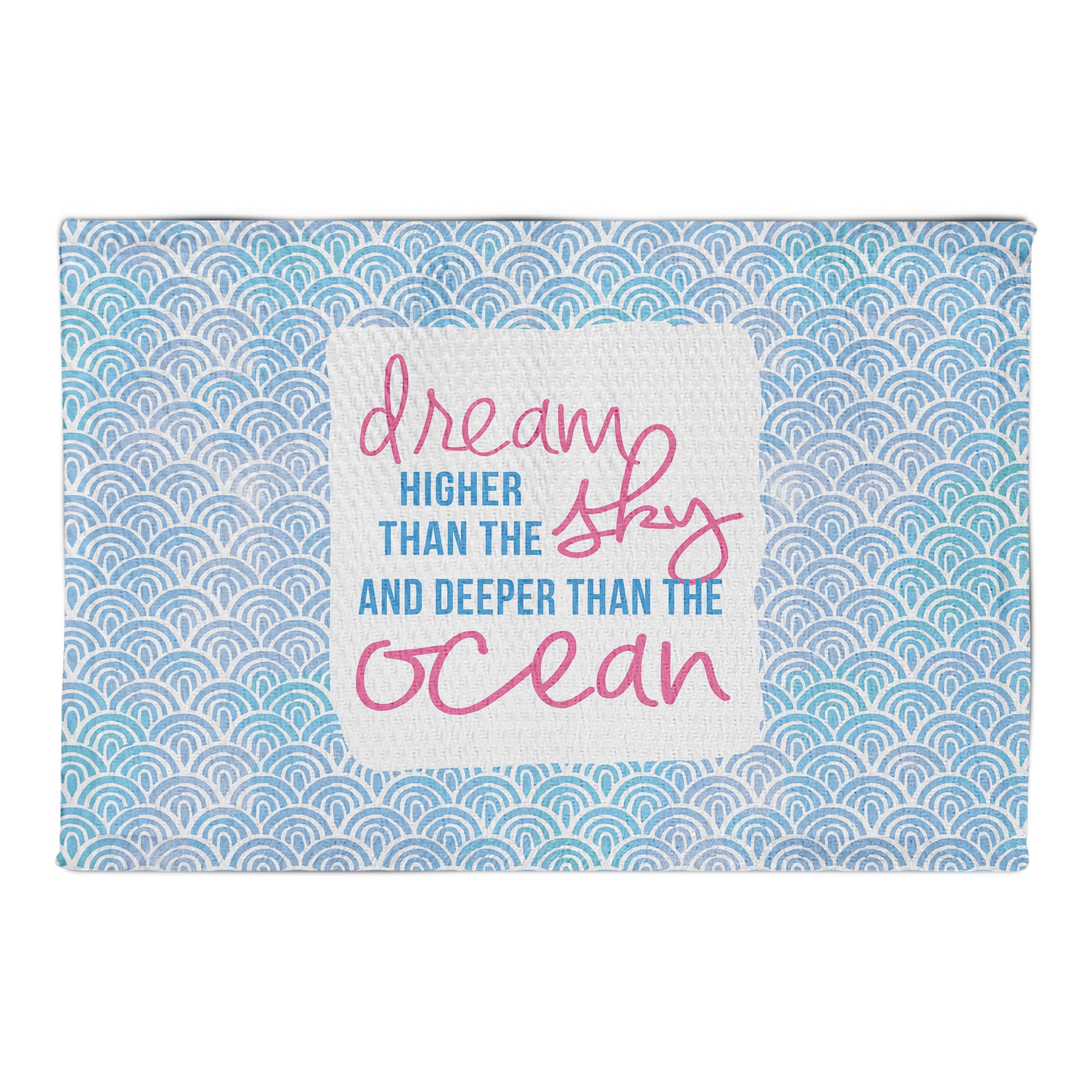 Dream Higher than the Sky and Deeper than the Ocean  Area Rug