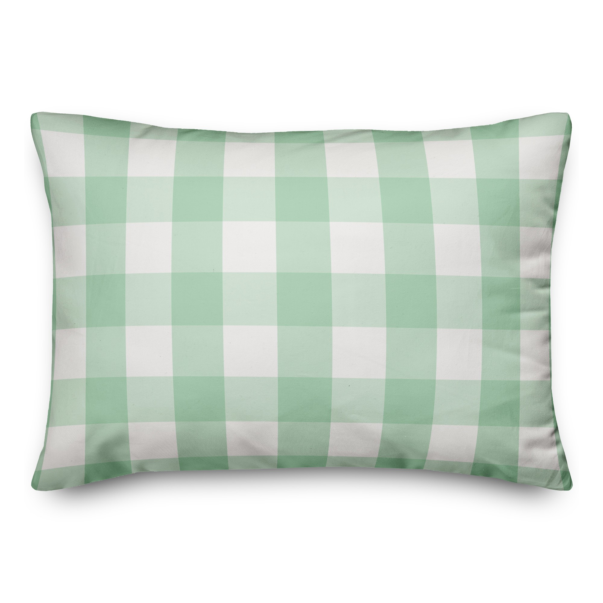 Green Buffalo Check 14x20 Spun Poly Pillow