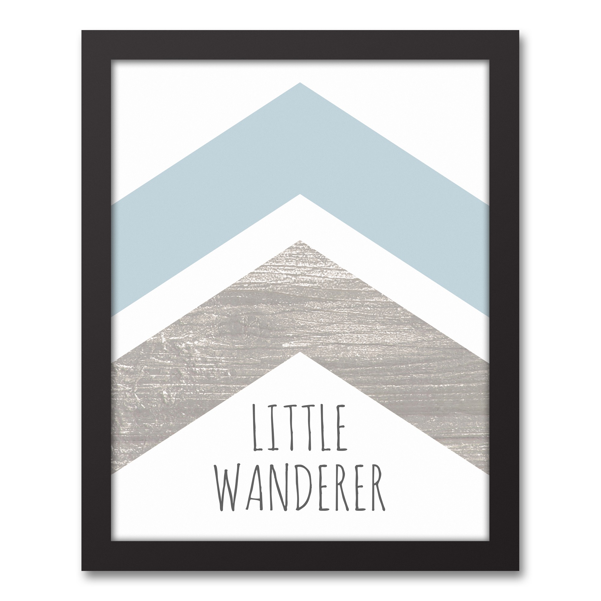 Little Wanderer 11x14 Black Framed Canvas