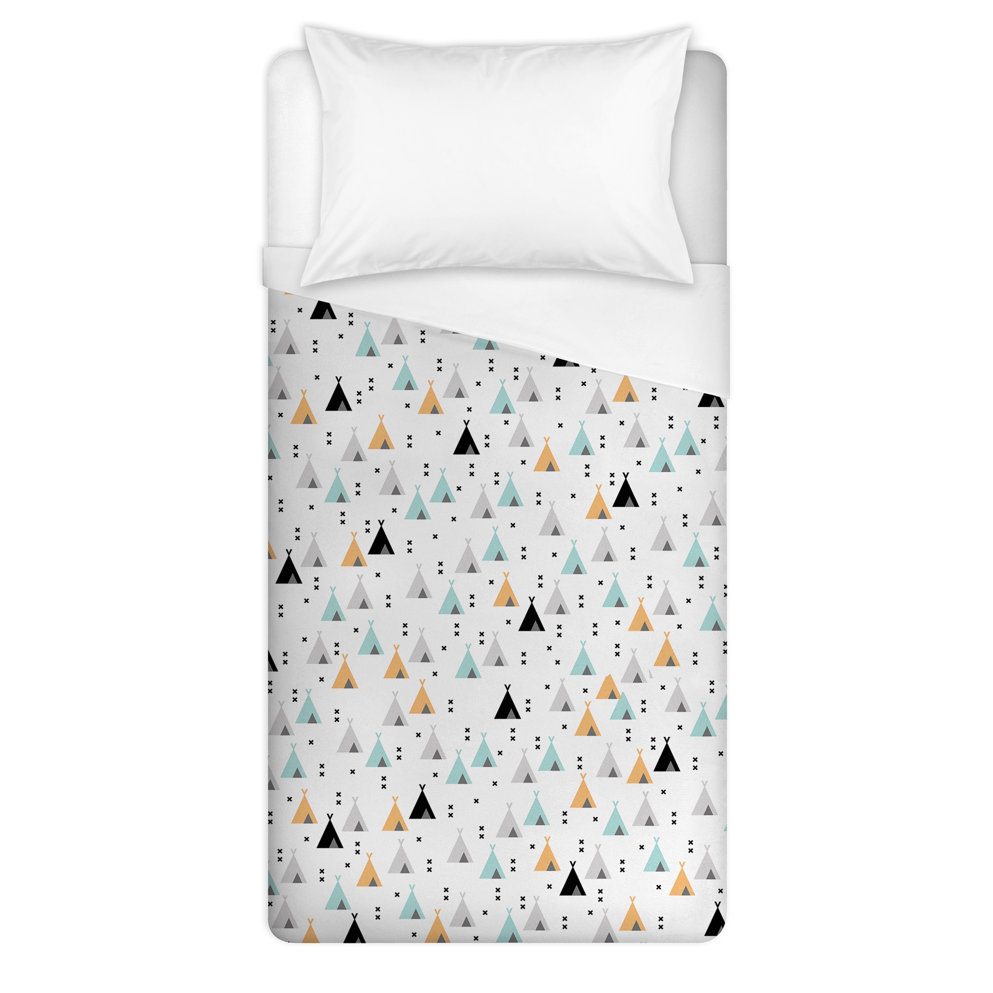 If You Need Me, I'll Be In My Teepee Twin Brushed Poly Duvet