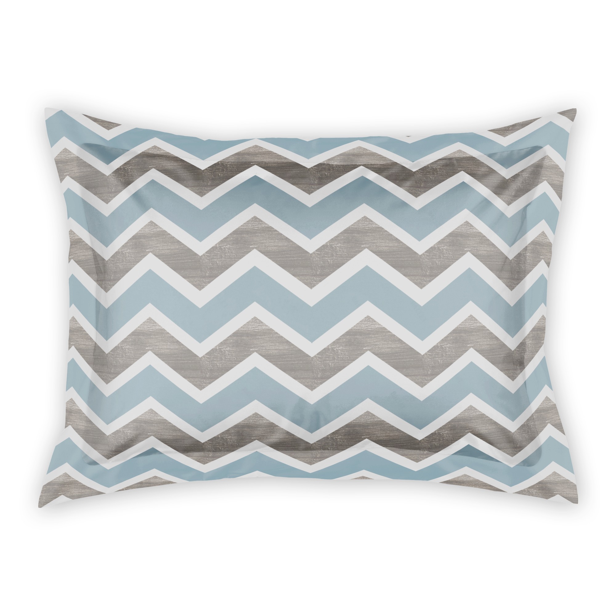I'll Keep You Safe, You Keep Me Wild Chevron Standard Brushed Poly Sham
