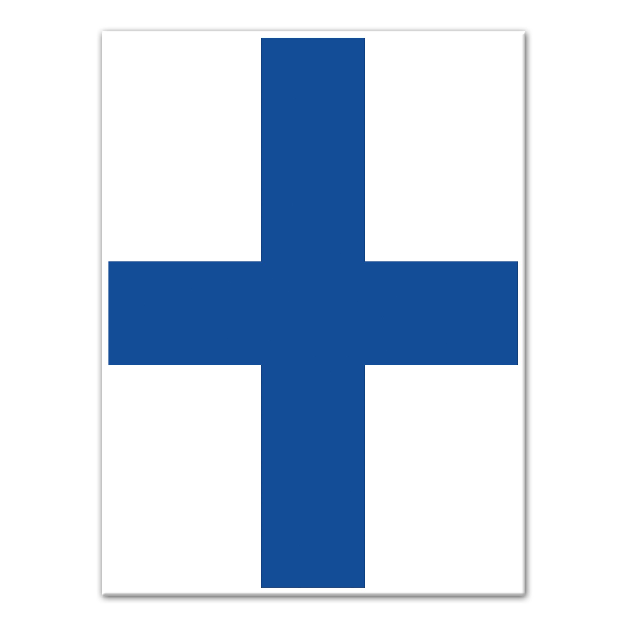 Blue & White Nautical Flag 30x40 Canvas Wall Art