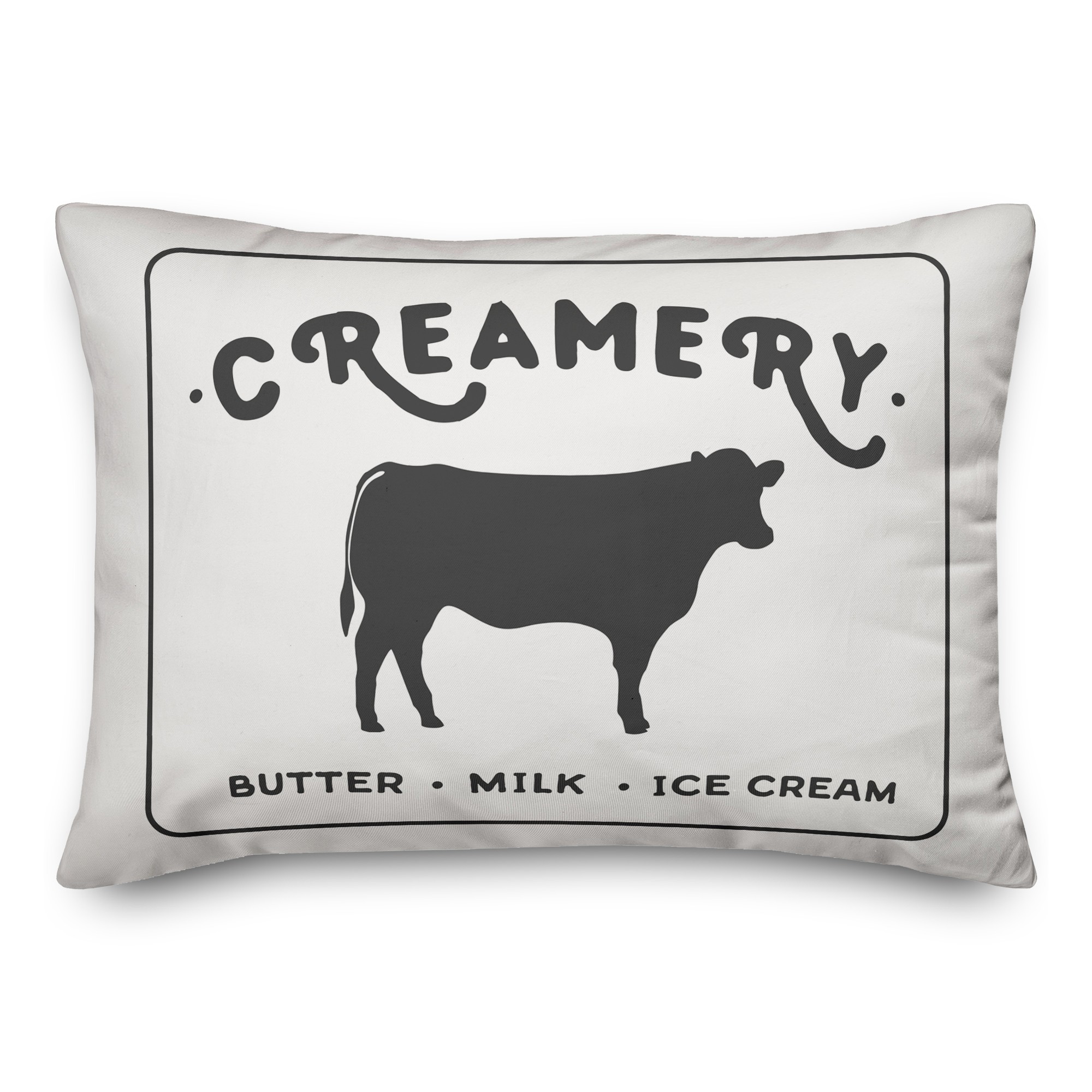 Creamery Cow 14x20 Spun Poly Pillow