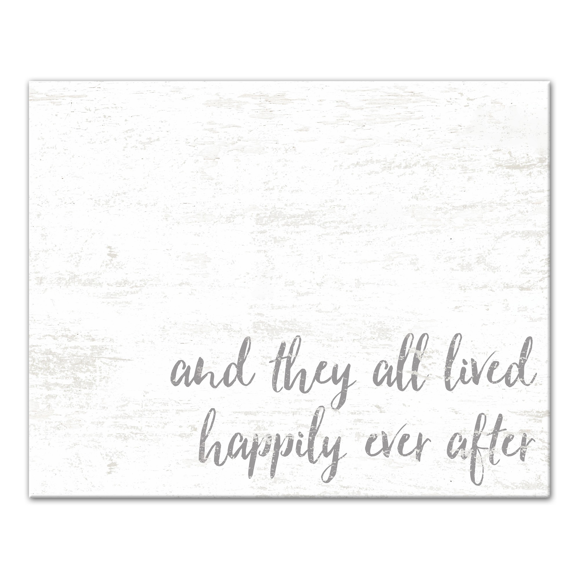 And They All Lived Happily Ever After 16x20 Canvas Wall Art