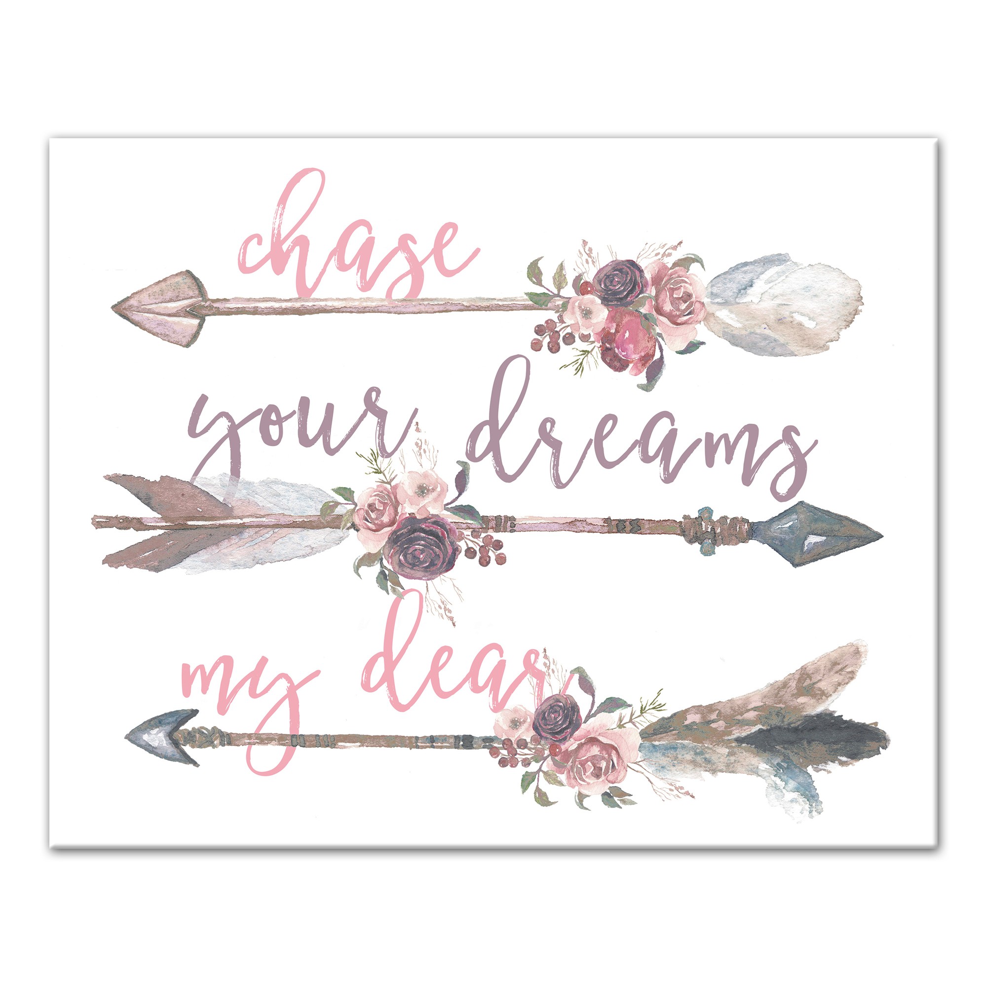 Chase Your Dreams My Dear 16x20 Canvas Wall Art
