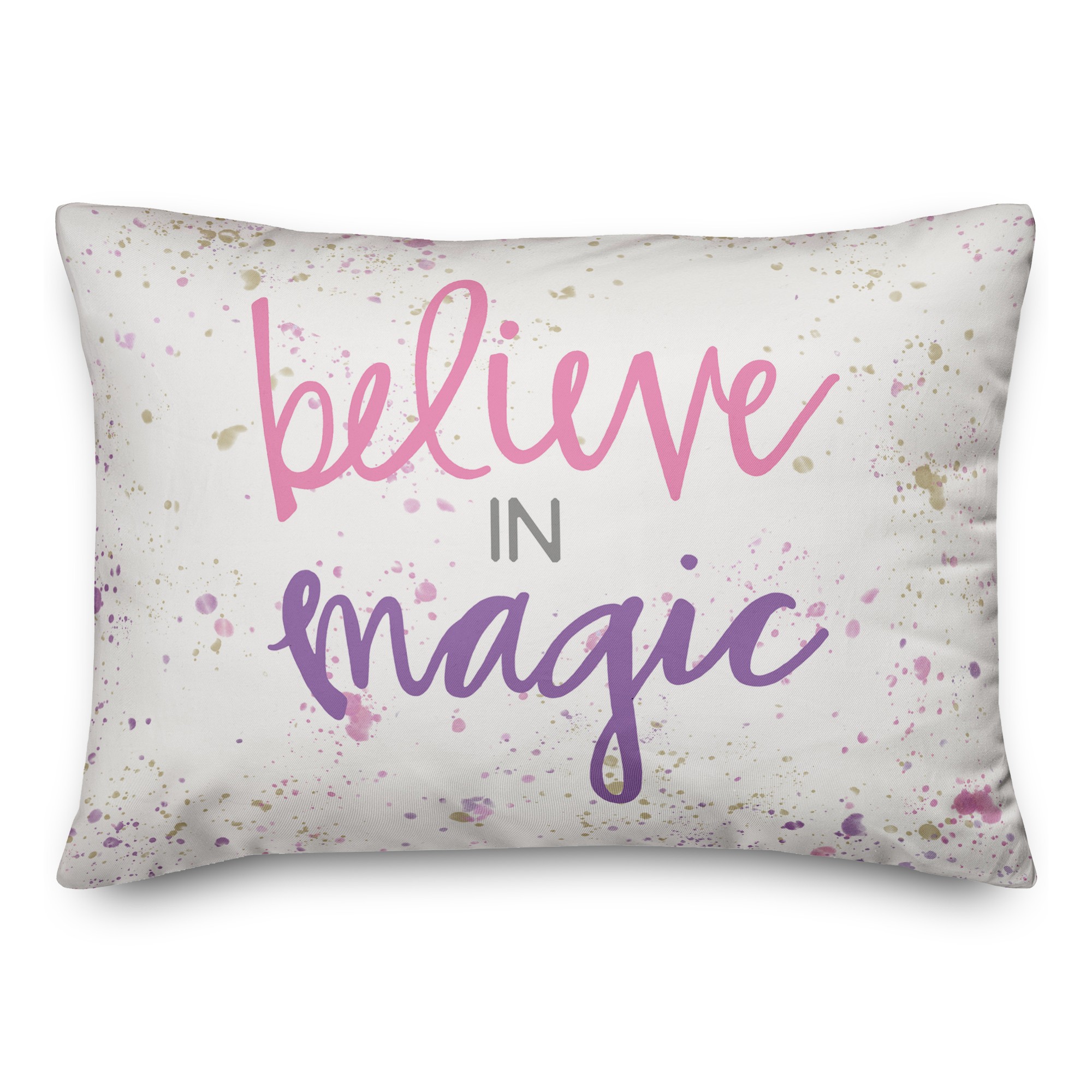 Believe in Magic 14x20 Spun Poly Pillow