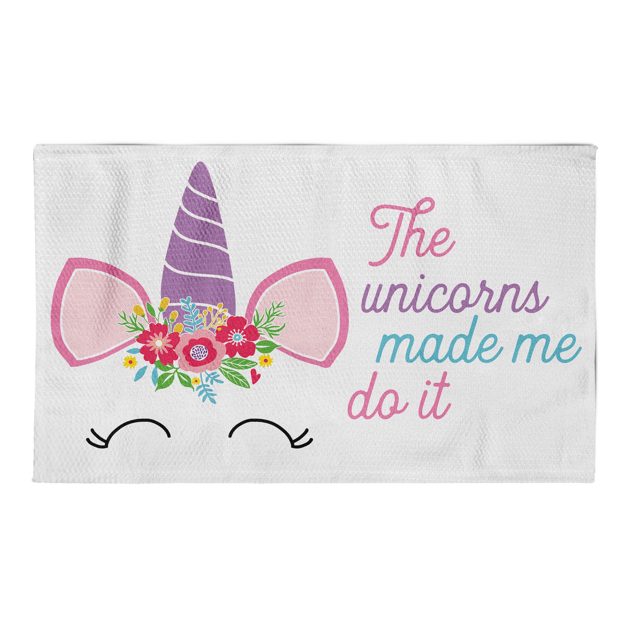 The Unicorns Made Me Do It 3x5 Area Rug