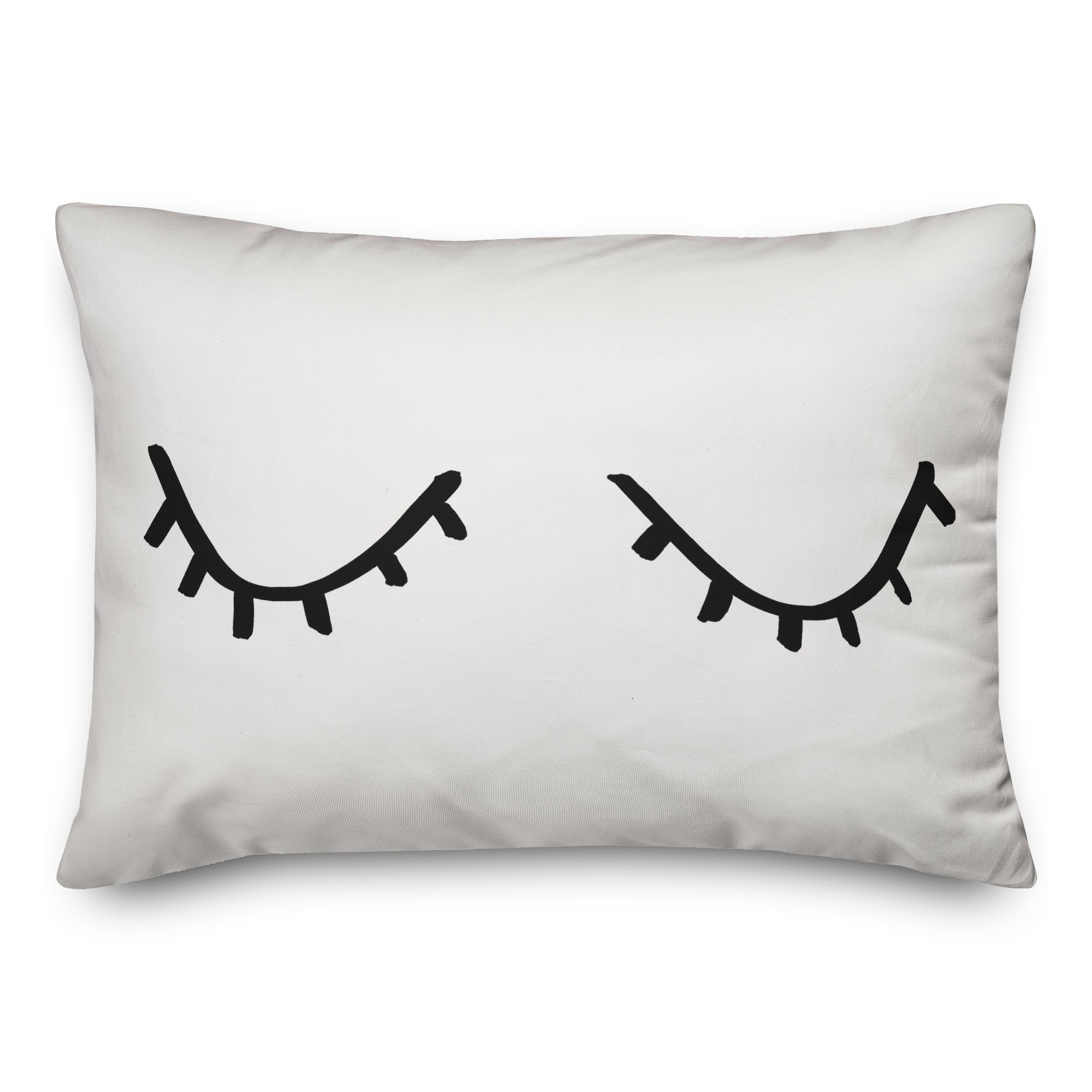 Hello Gorgeous Lashes 14x20 Spun Poly Pillow