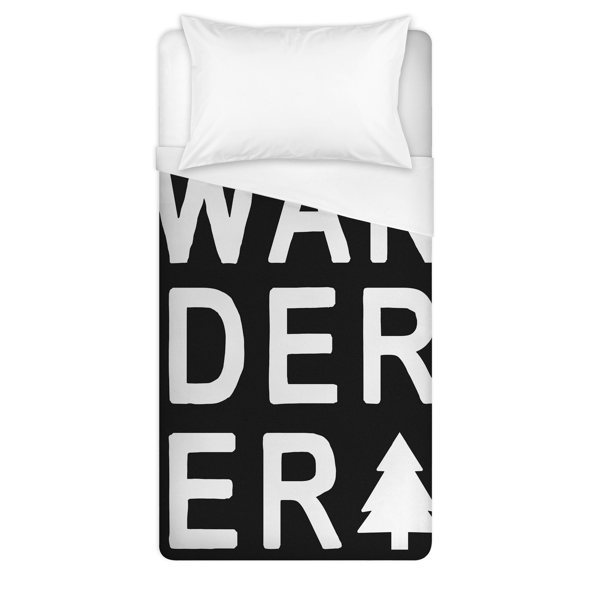 Wander Tree Twin Brushed Poly Duvet
