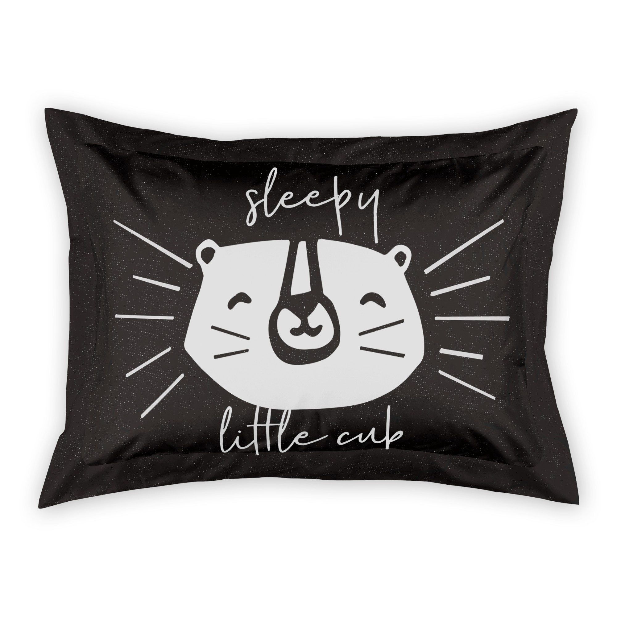 Sleepy Little Cub Standard Brushed Poly Sham