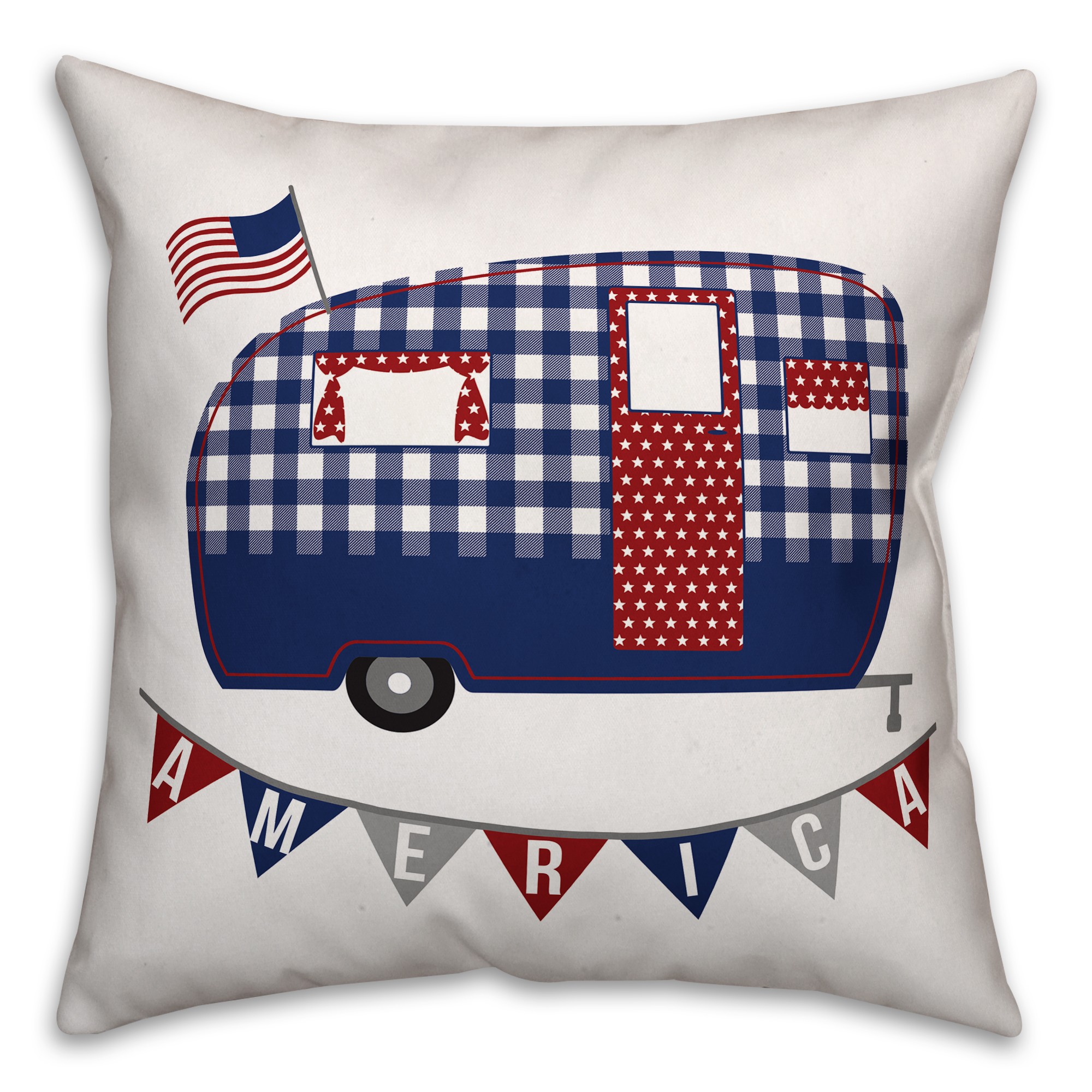 American Camper 18x18 Spun Poly Pillow
