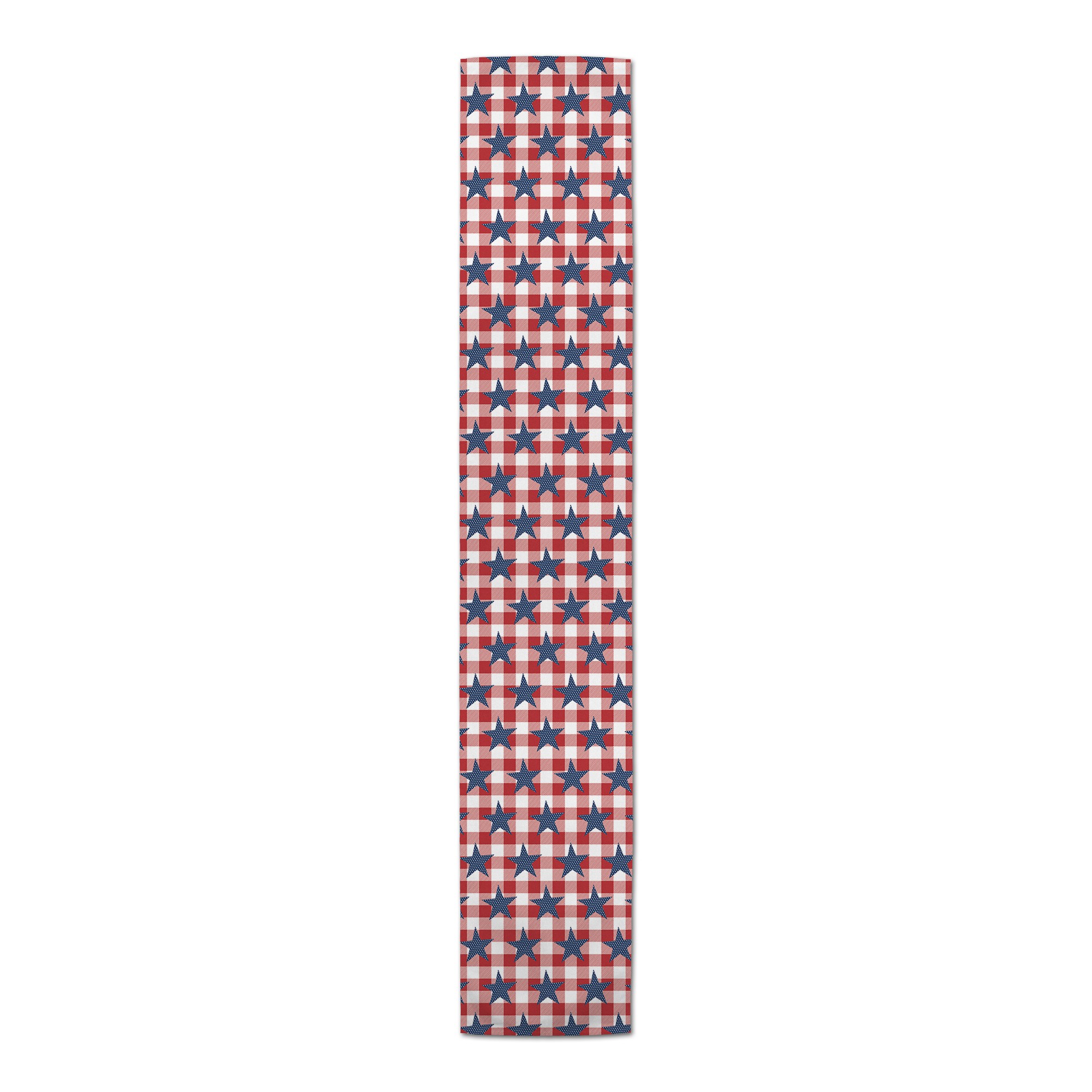 Stars Buffalo Check Cotton Twill Runner
