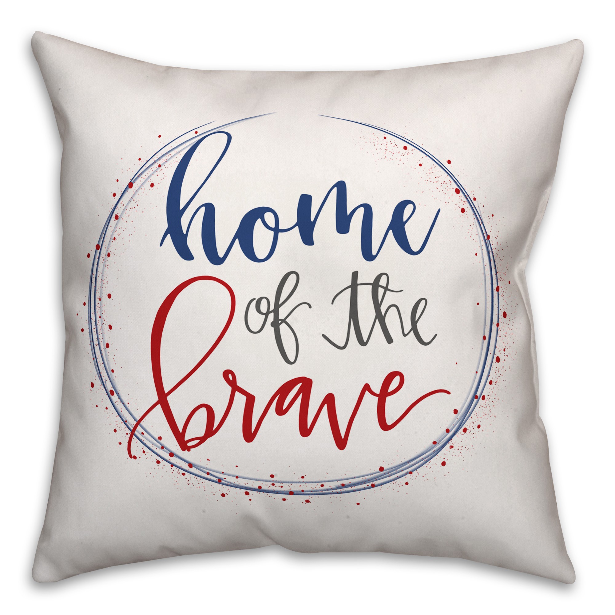 Home of the Brave 18x18 Spun Poly Pillow