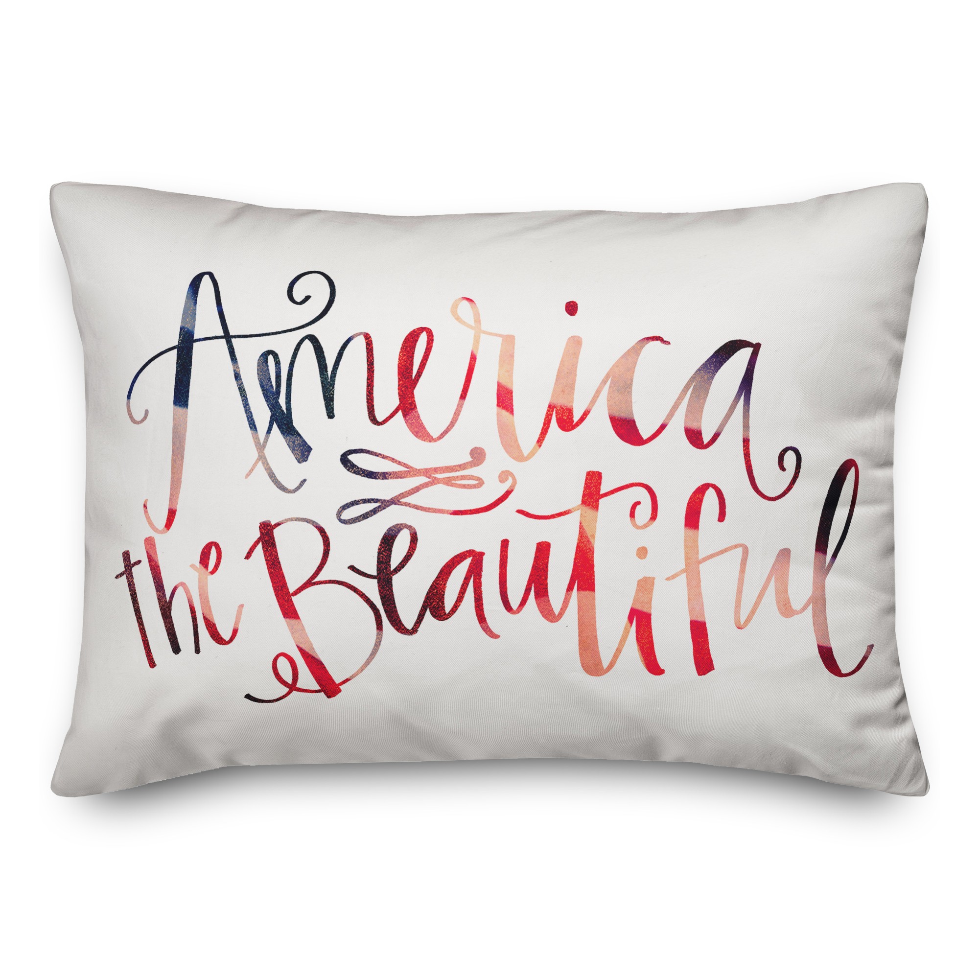 America the Beautiful 14x20 Spun Poly Pillow