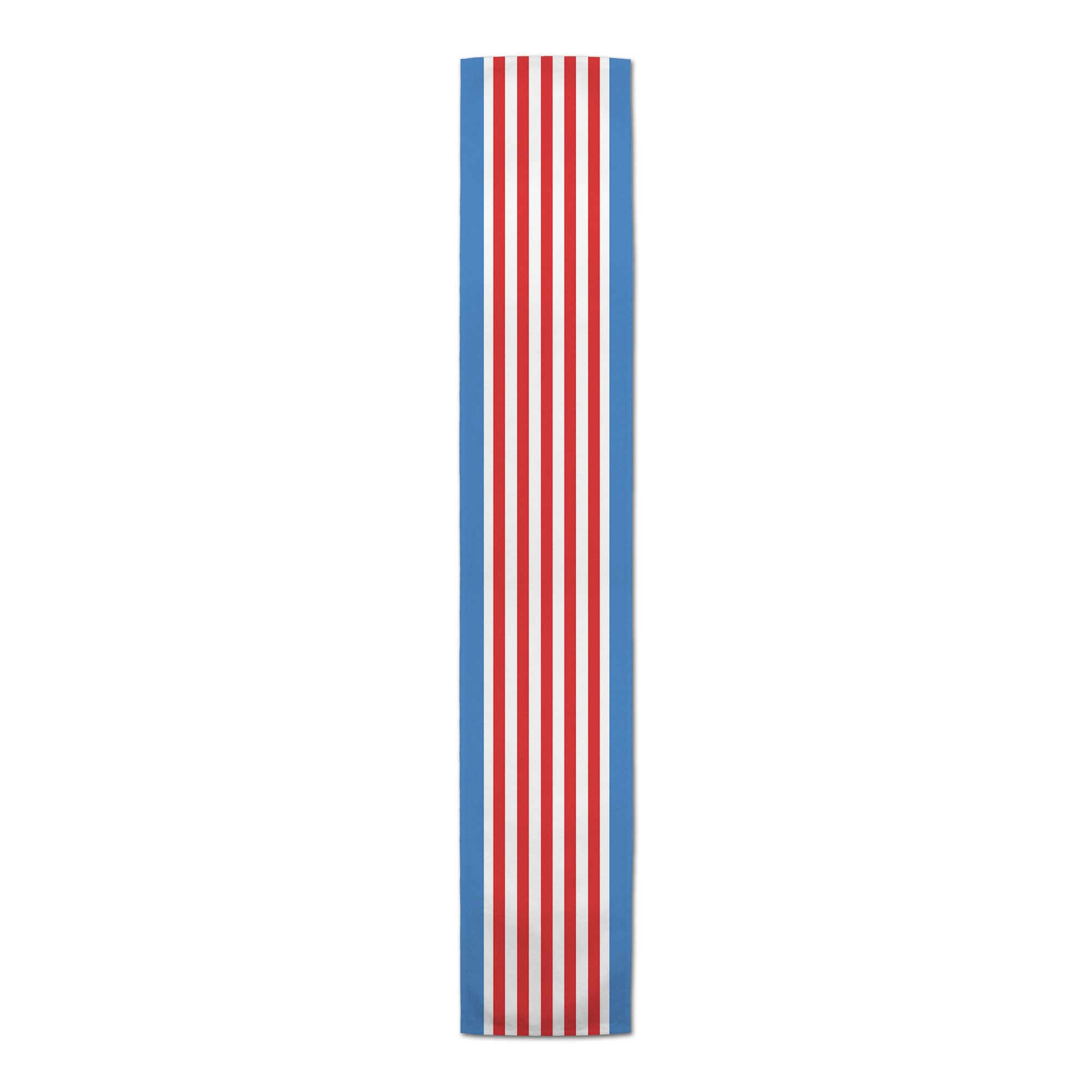 Red and Blue Stripes Runner