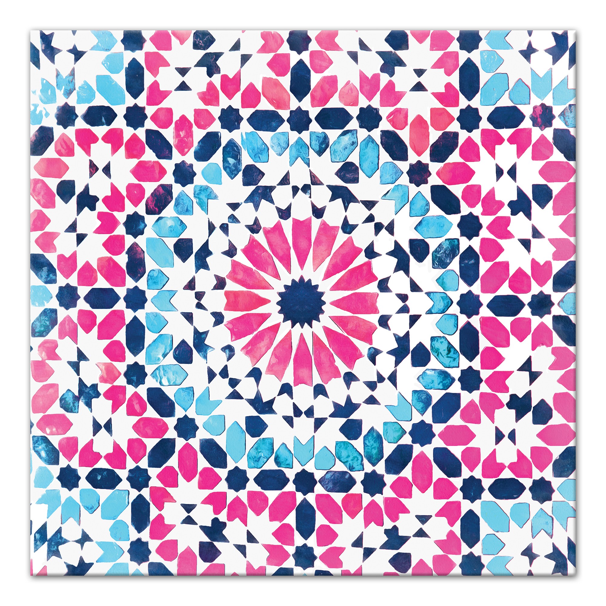 Bright Mandala 20x20 Canvas Wall Art