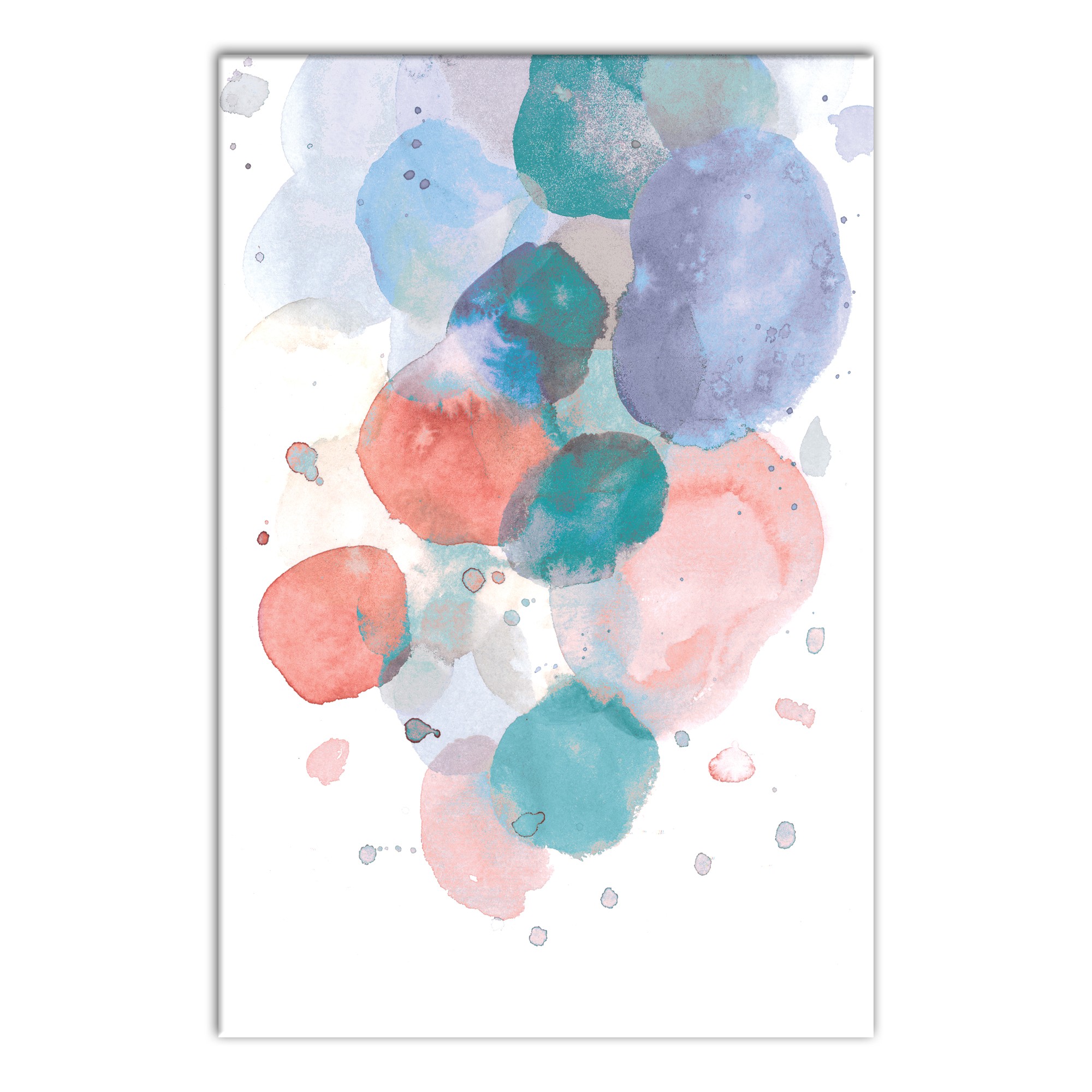 Soft Splatters Brighter 20x30 Canvas Wall Art