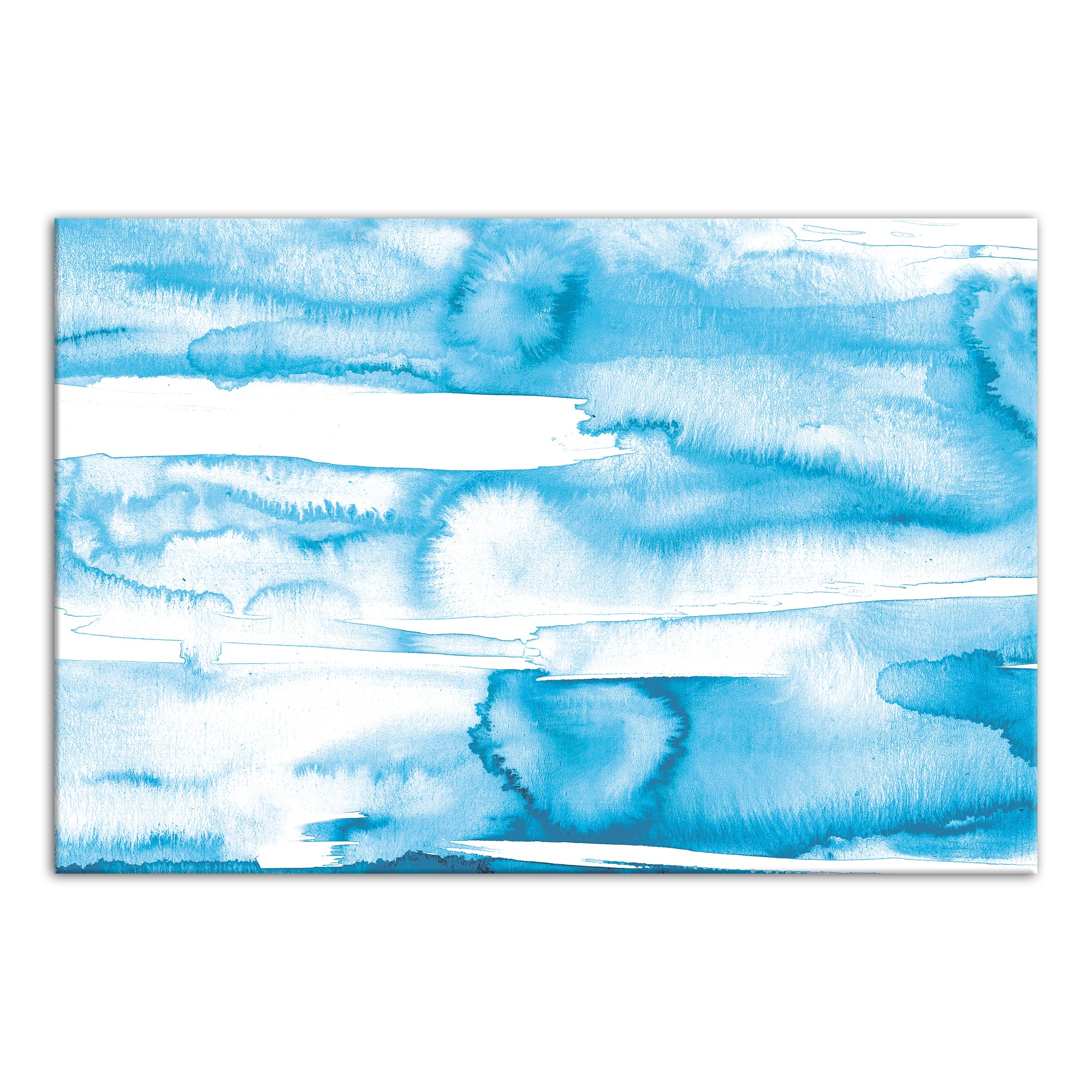 Watercolor Blues 20x30 Canvas Wall Art