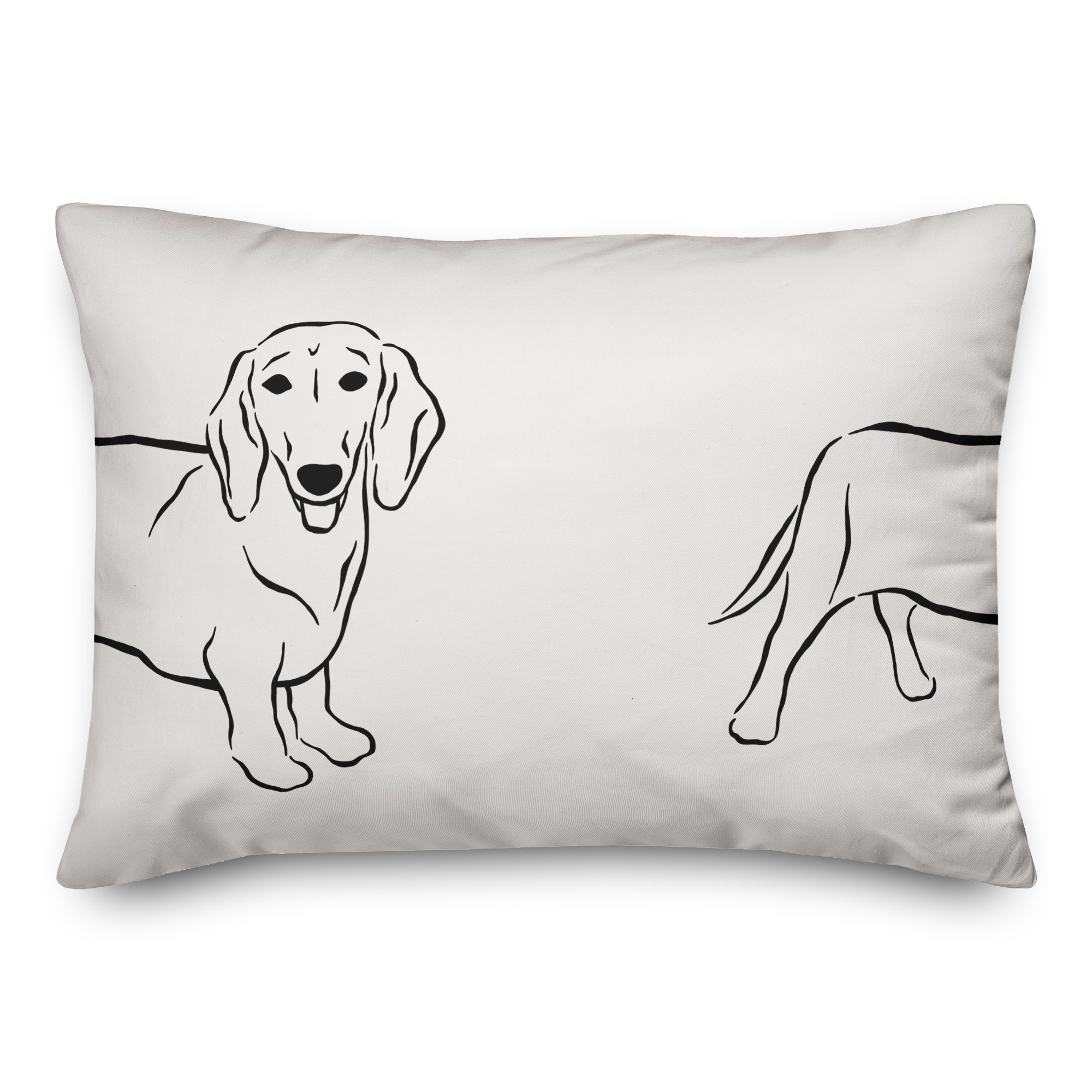 Long Doggie 14x20 Spun Poly Pillow